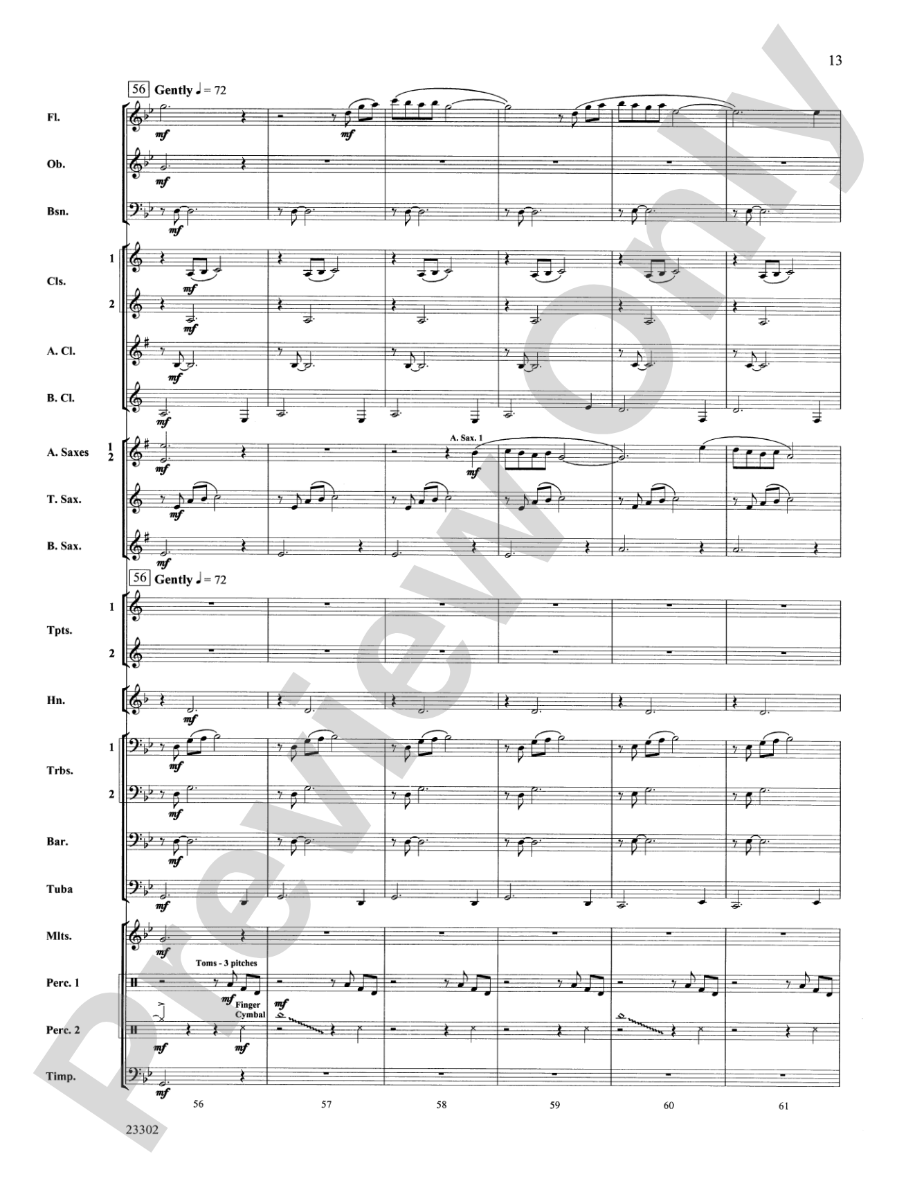 White Water Journey: Concert Band Conductor Score & Parts