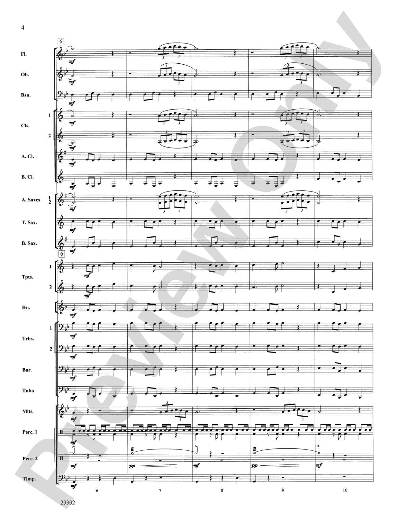 White Water Journey: Concert Band Conductor Score & Parts