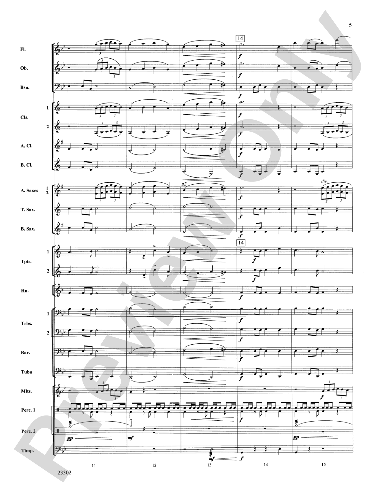 White Water Journey: Concert Band Conductor Score & Parts