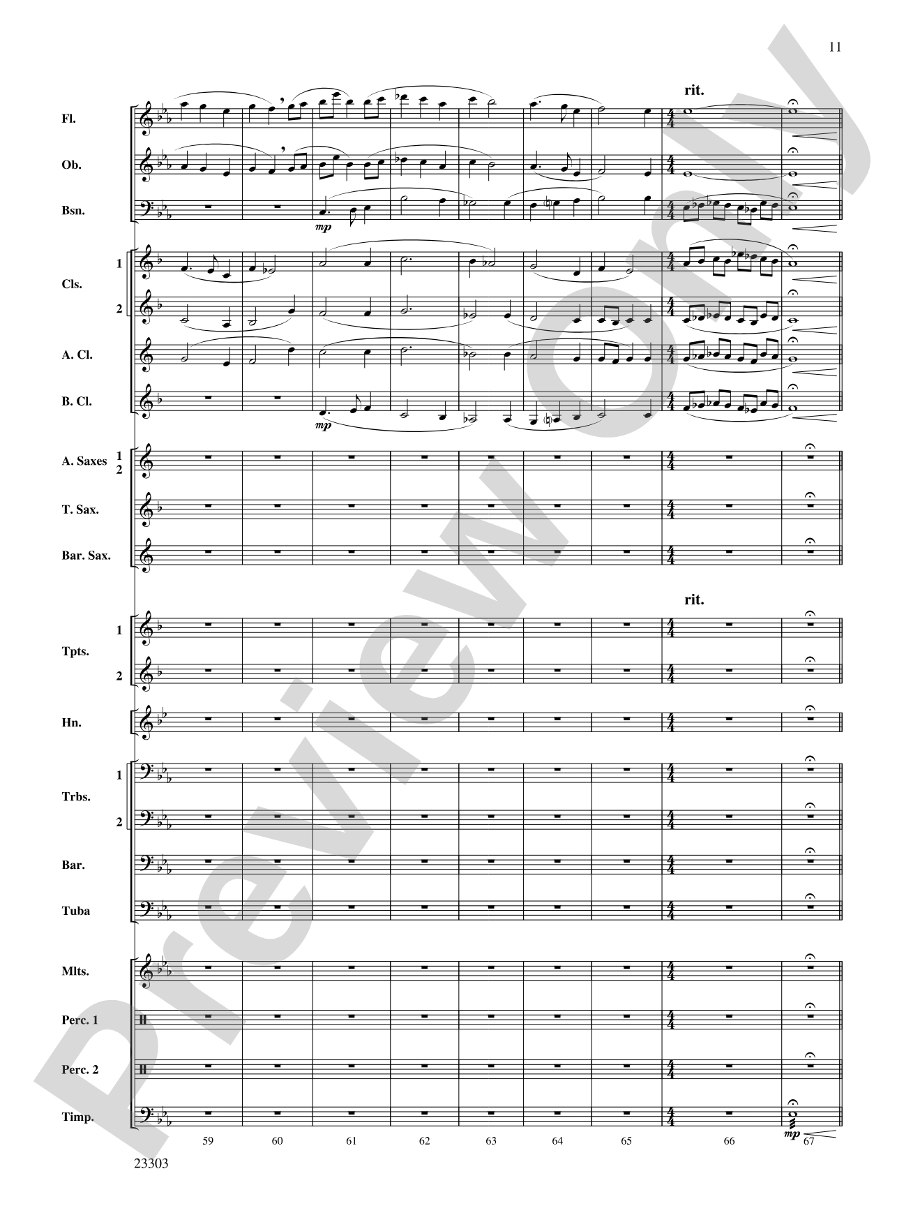 Chronos: Concert Band Conductor Score & Parts