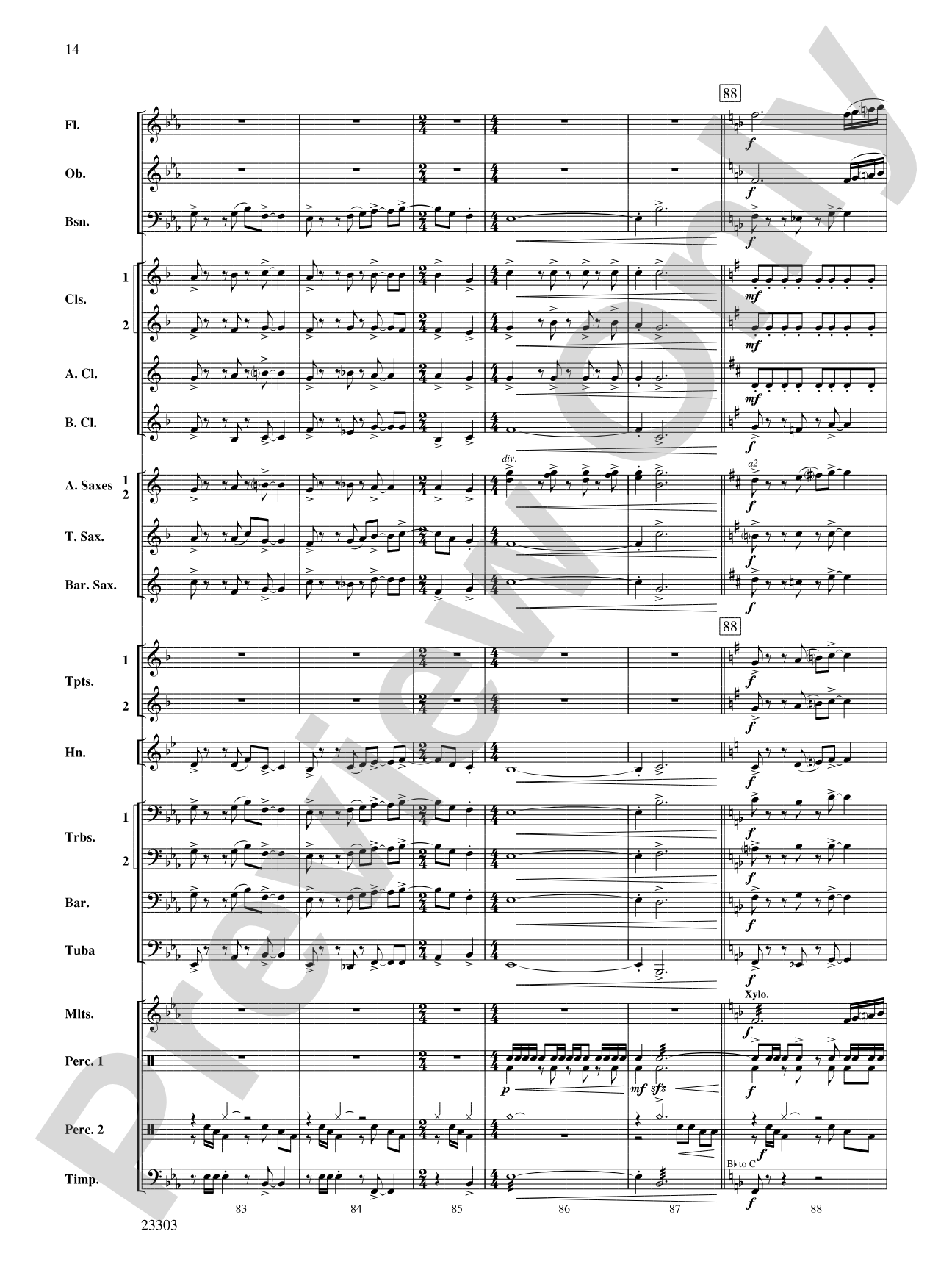 Chronos: Concert Band Conductor Score & Parts