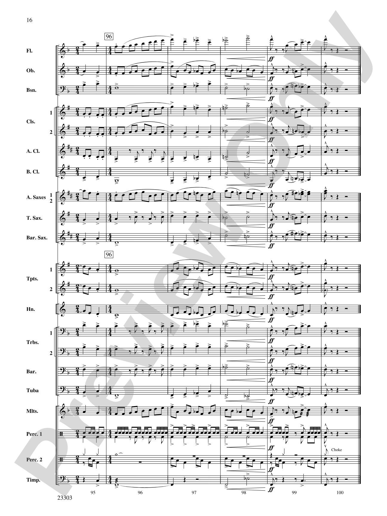 Chronos: Concert Band Conductor Score & Parts