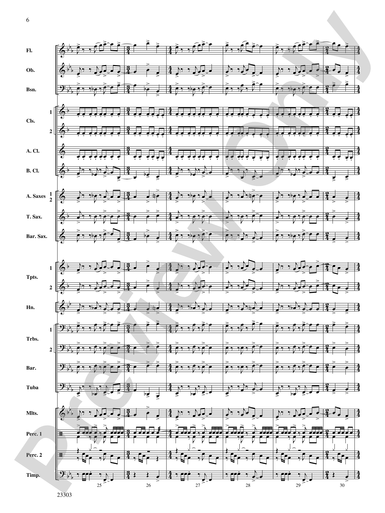 Chronos: Concert Band Conductor Score & Parts