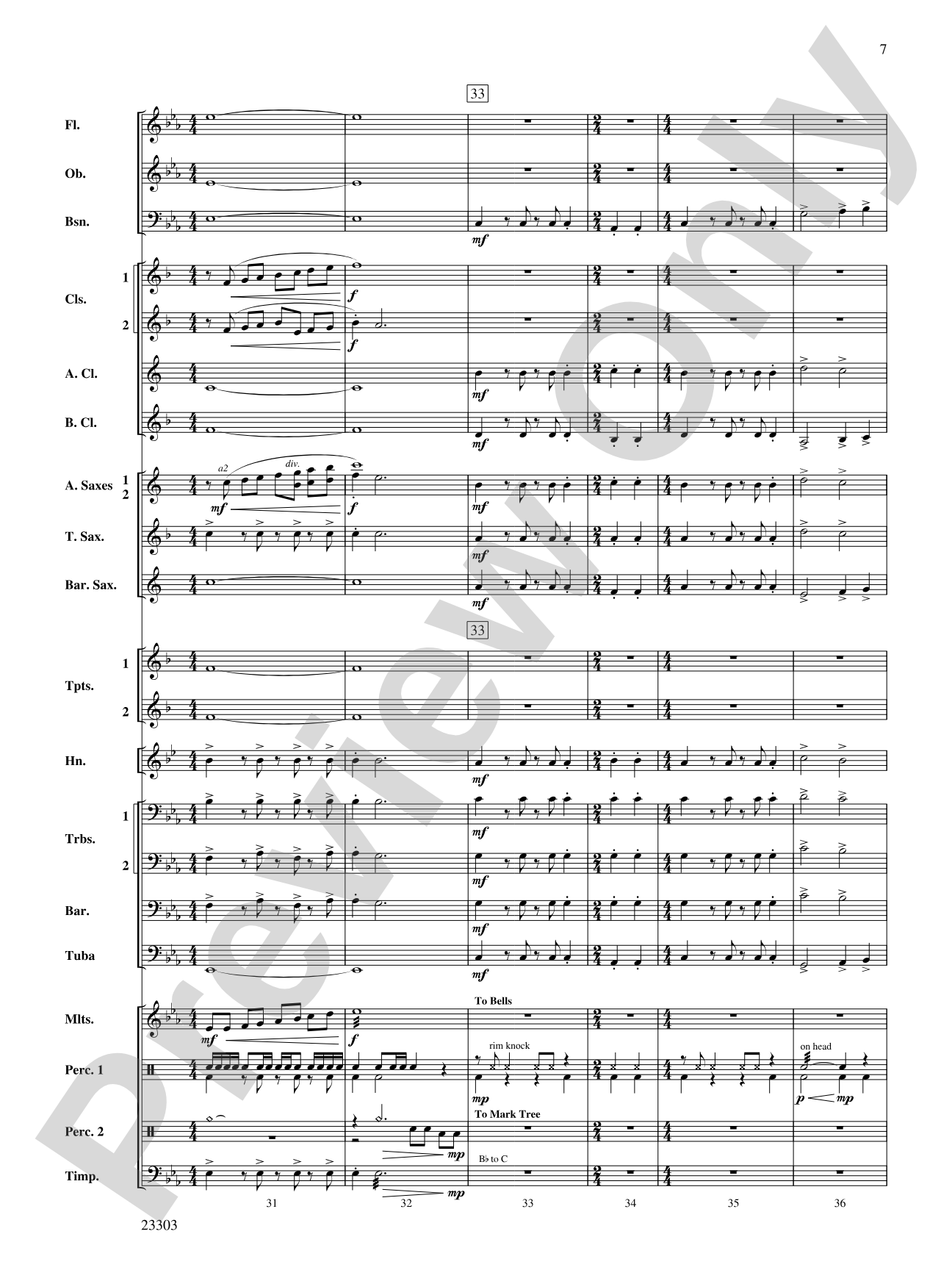 Chronos: Concert Band Conductor Score & Parts