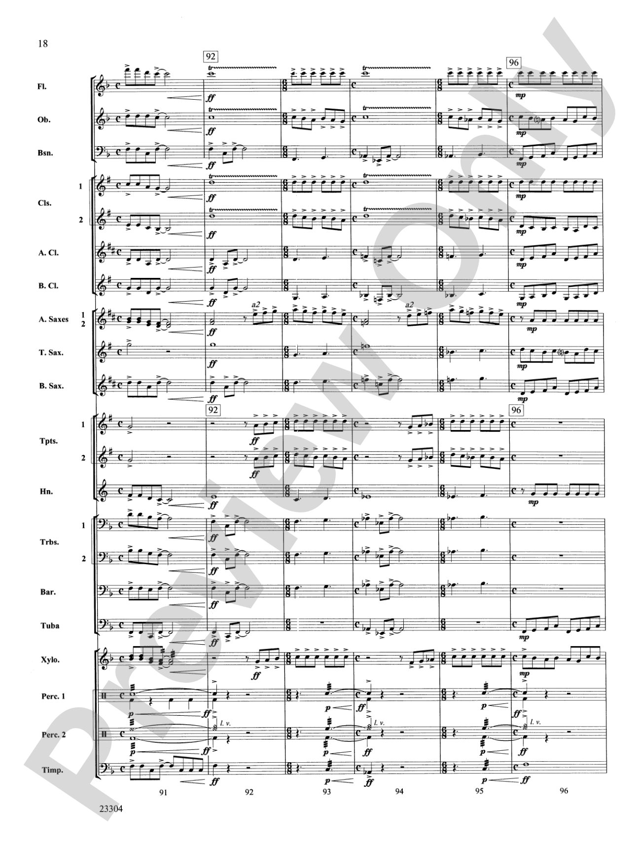 Ciudad de Festivales: Concert Band Conductor Score & Parts