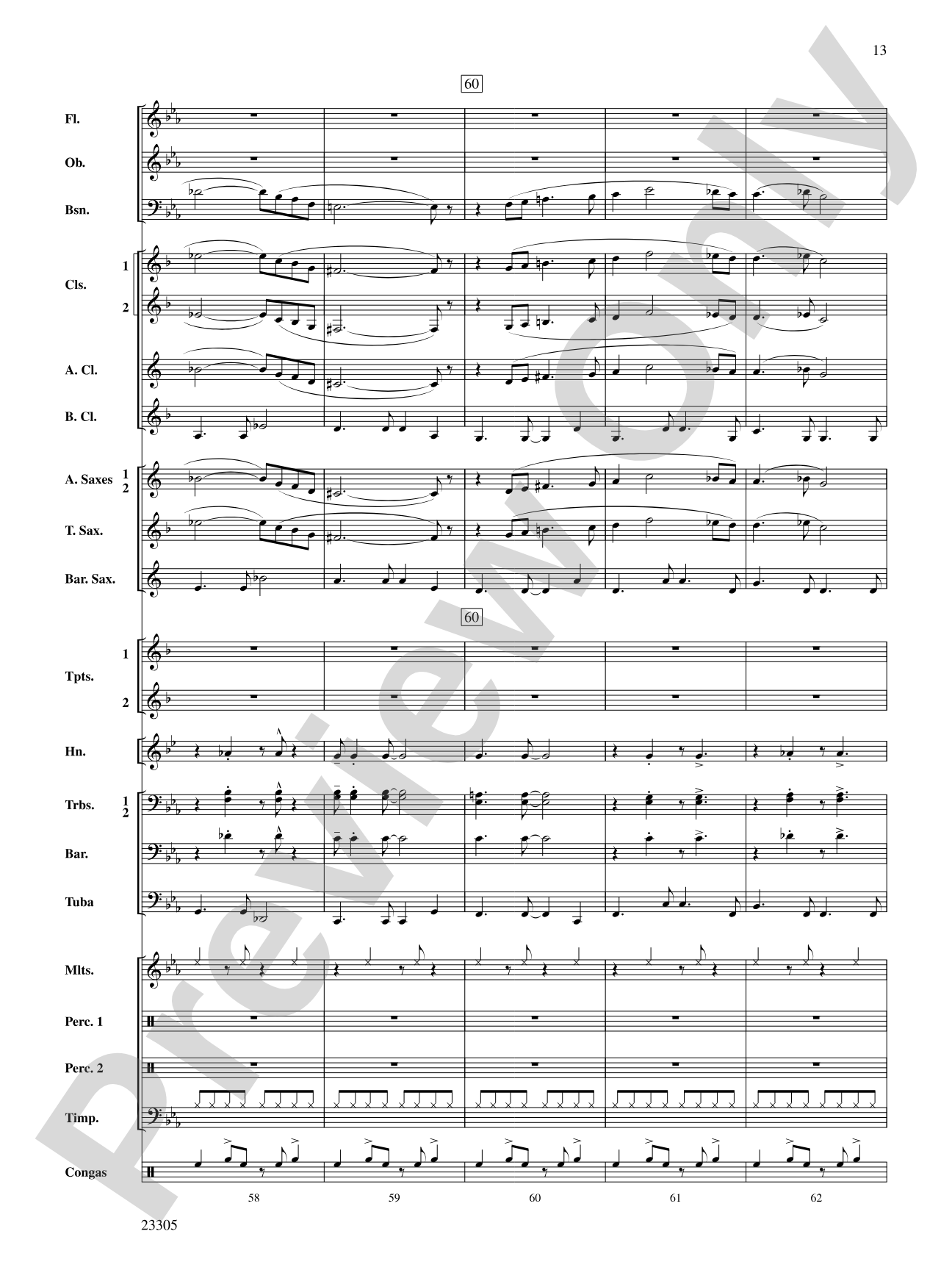 Spy Chase: Concert Band Conductor Score & Parts