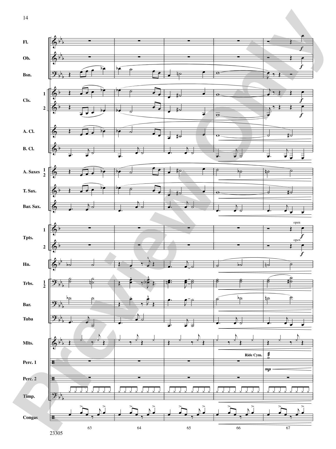 Spy Chase: Concert Band Conductor Score & Parts