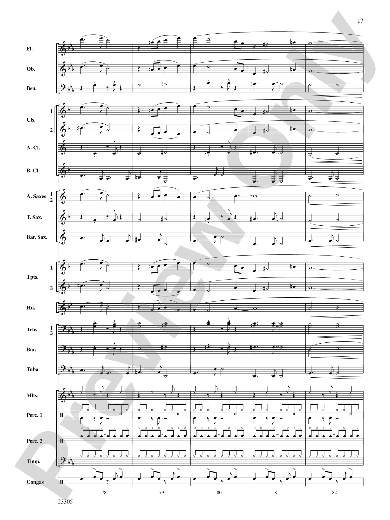 Spy Chase: Concert Band Conductor Score & Parts