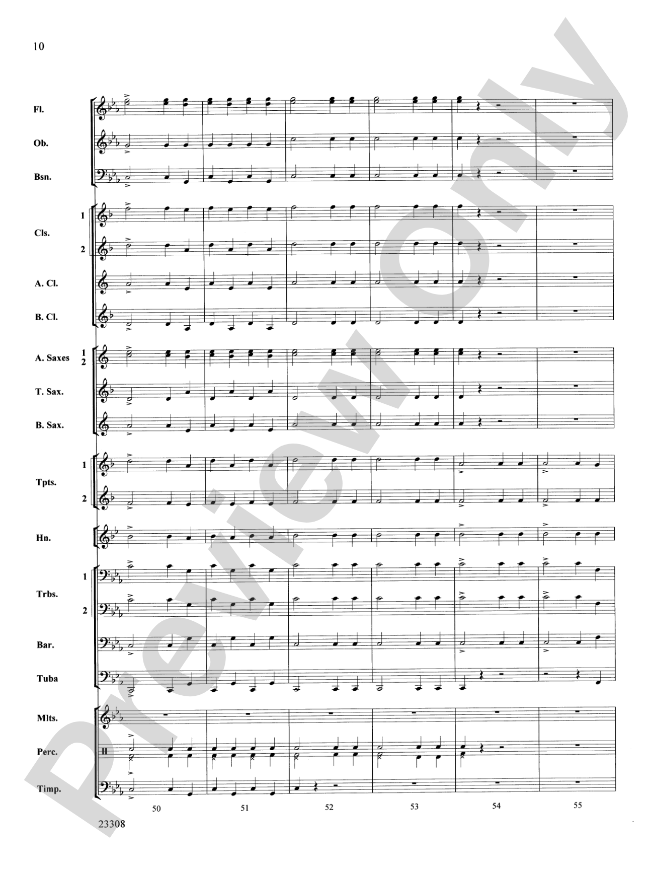 Russian Easter Overture: Concert Band Conductor Score & Parts
