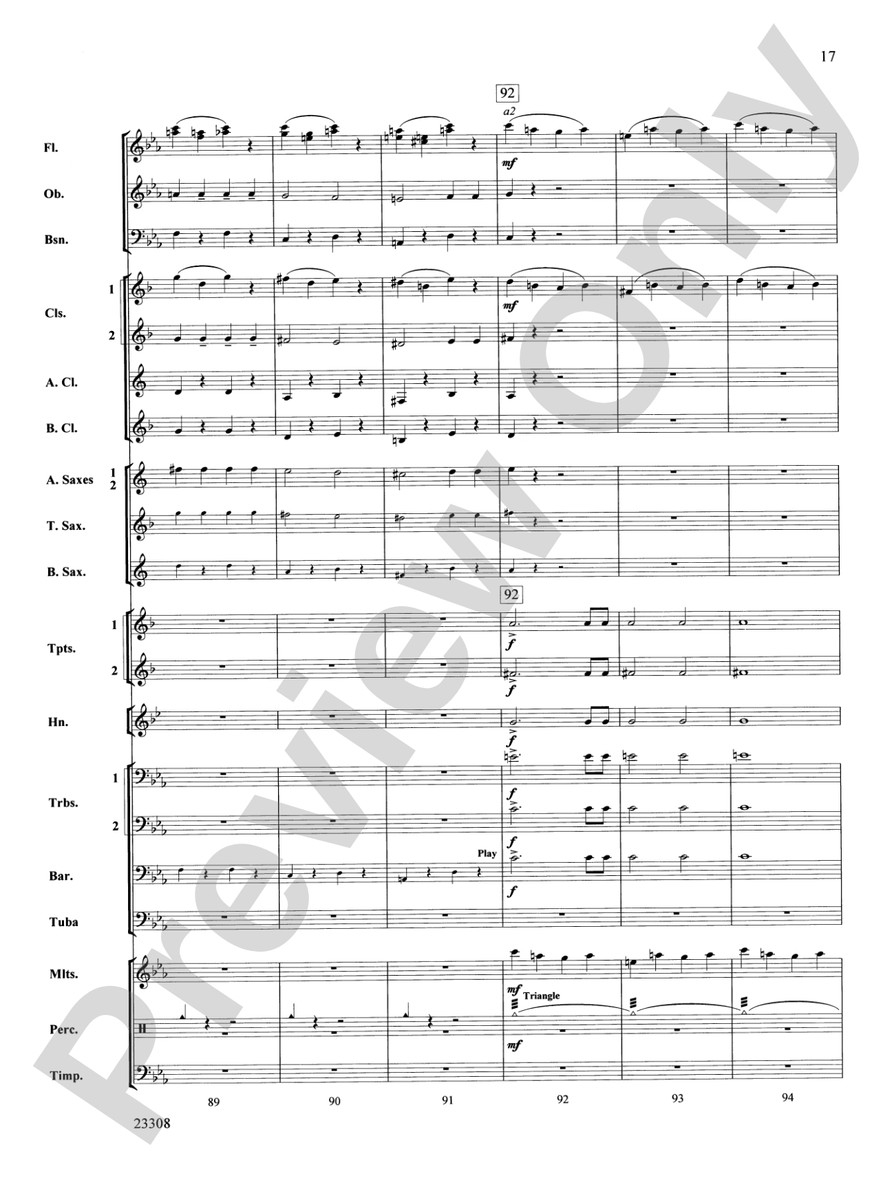 Russian Easter Overture: Concert Band Conductor Score & Parts