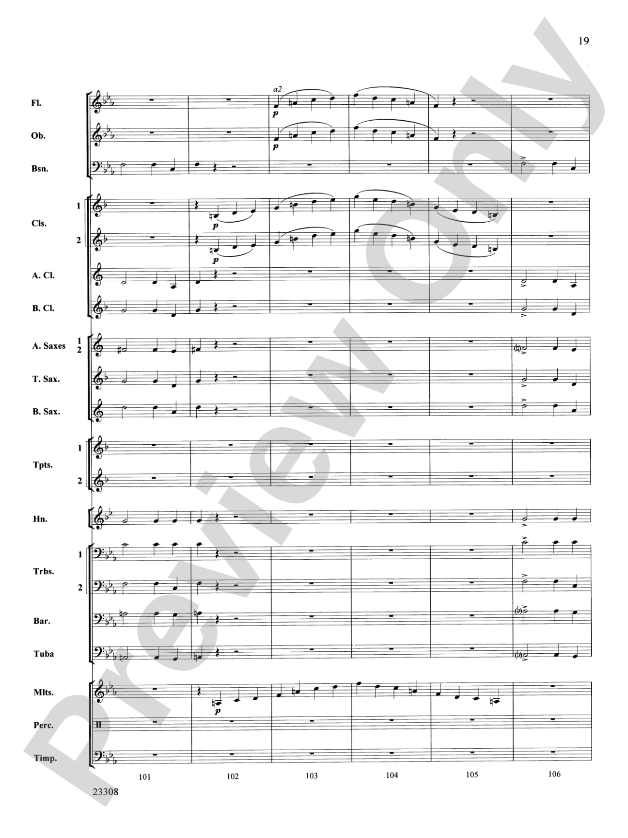 Russian Easter Overture: Concert Band Conductor Score & Parts