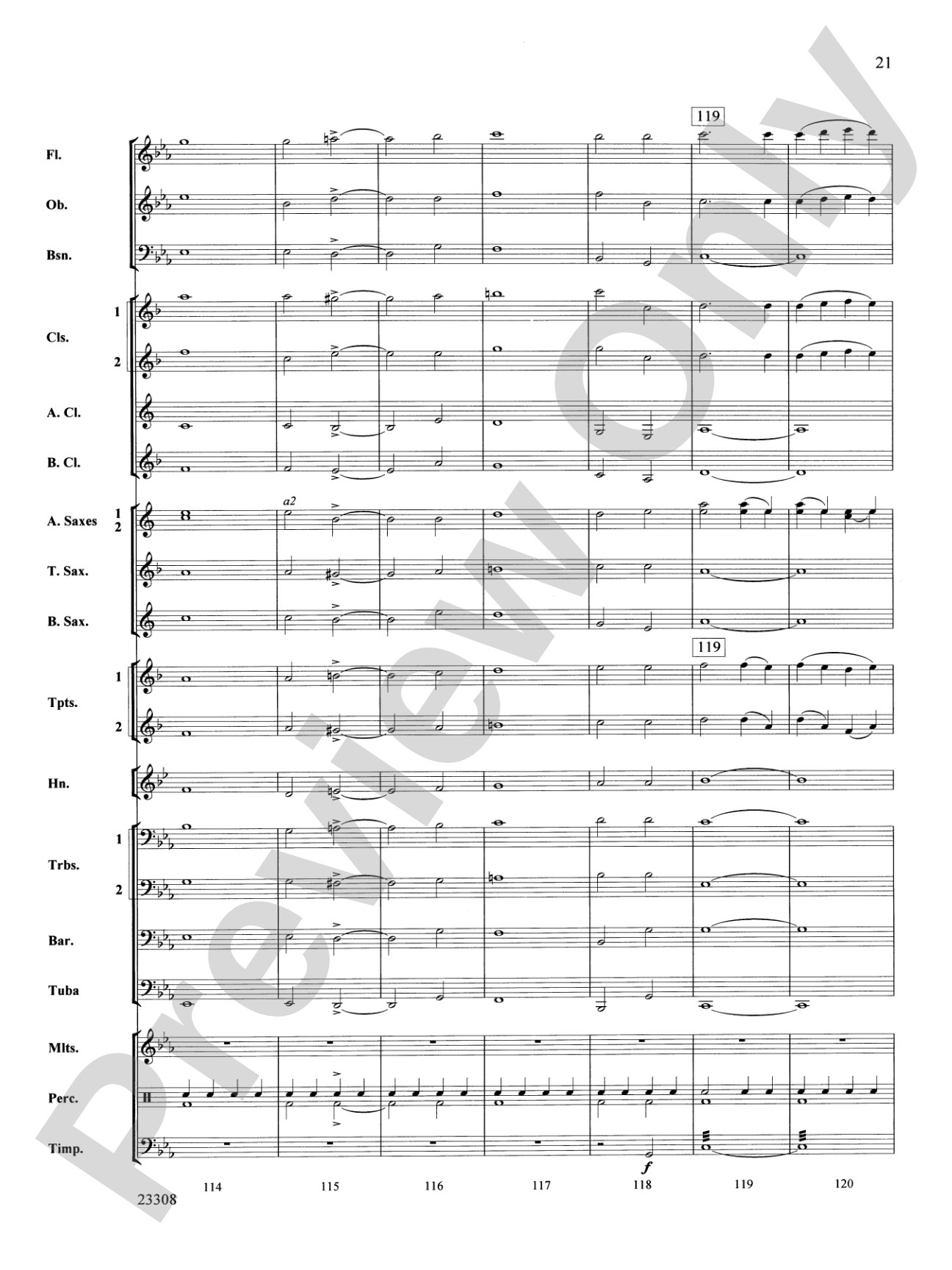 Russian Easter Overture: Concert Band Conductor Score & Parts