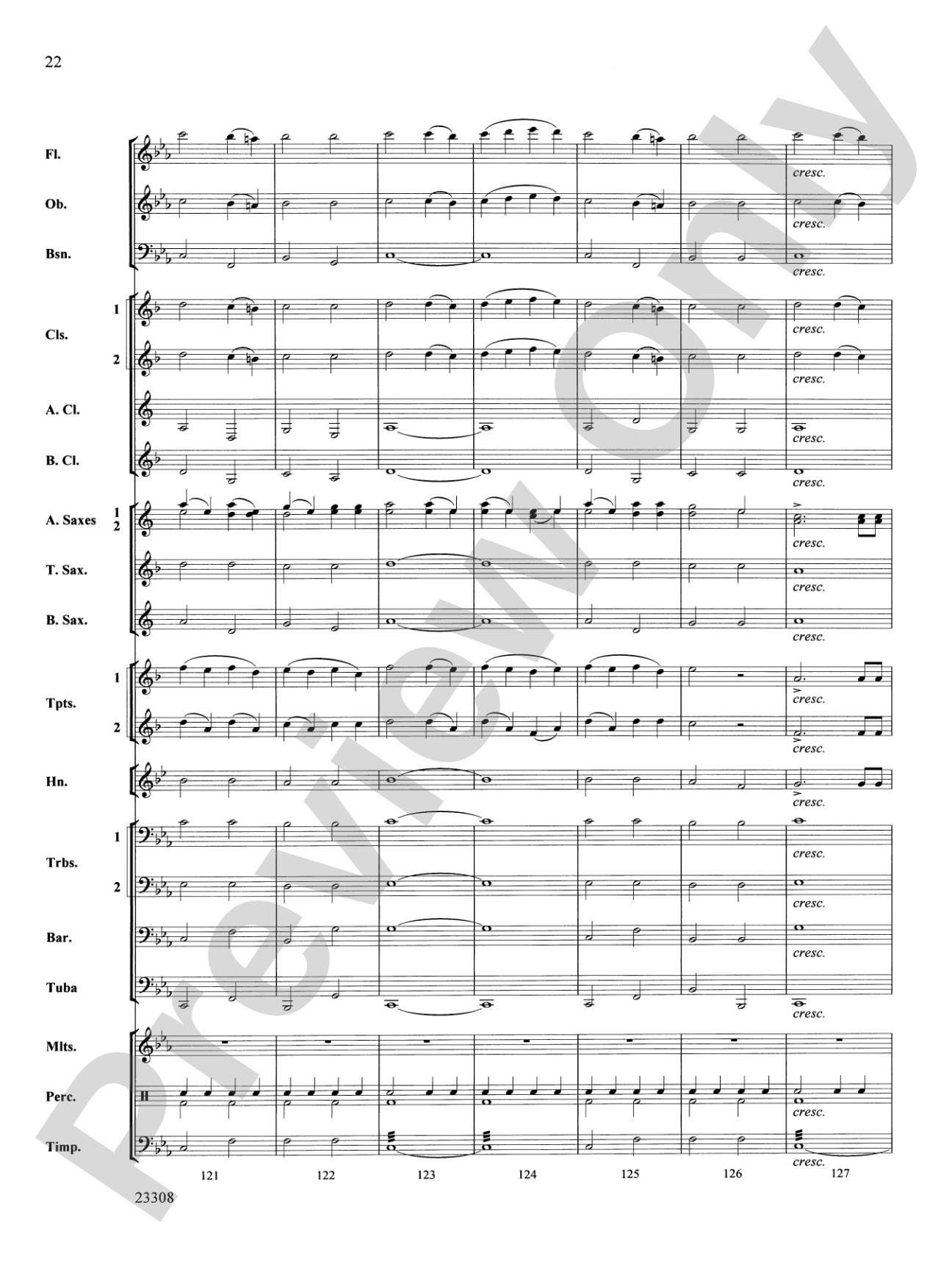 Russian Easter Overture: Concert Band Conductor Score & Parts