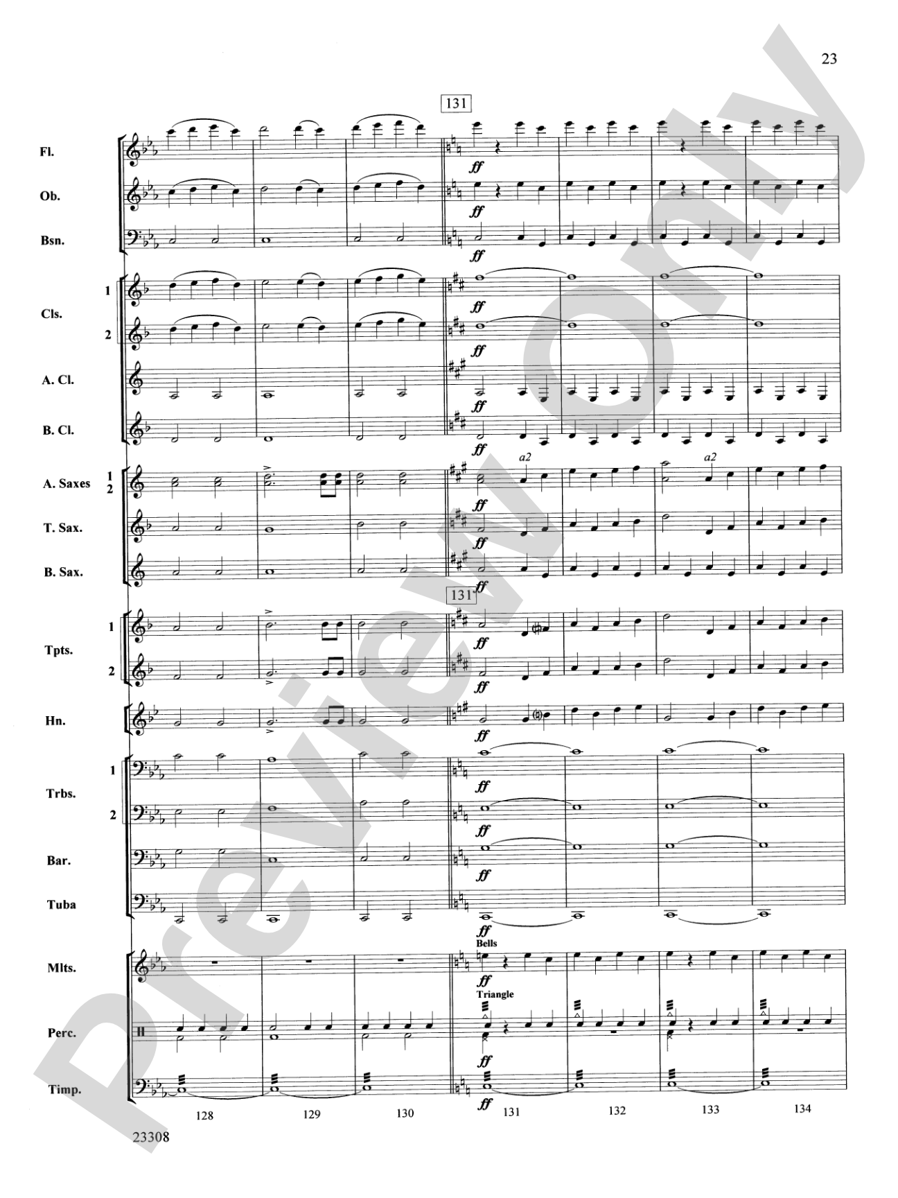 Russian Easter Overture: Concert Band Conductor Score & Parts