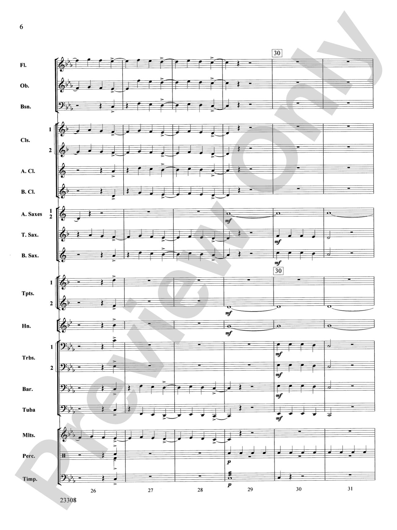 Russian Easter Overture: Concert Band Conductor Score & Parts