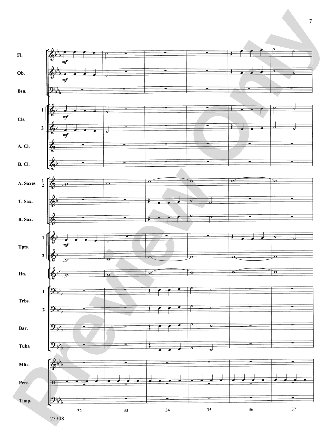 Russian Easter Overture: Concert Band Conductor Score & Parts
