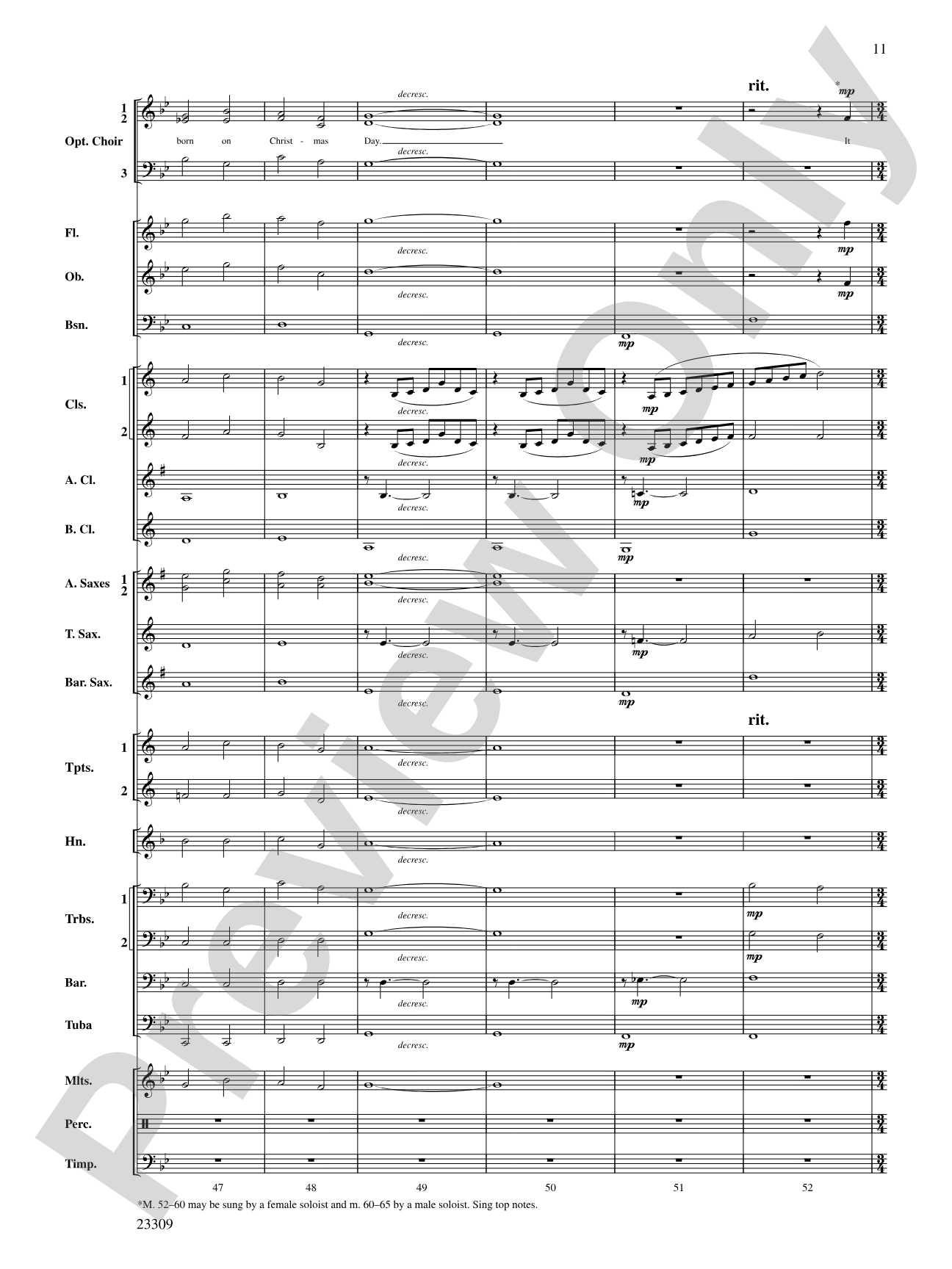 Merry Christmas to All (A Medley of Carols): Concert Band Conductor Score & Parts