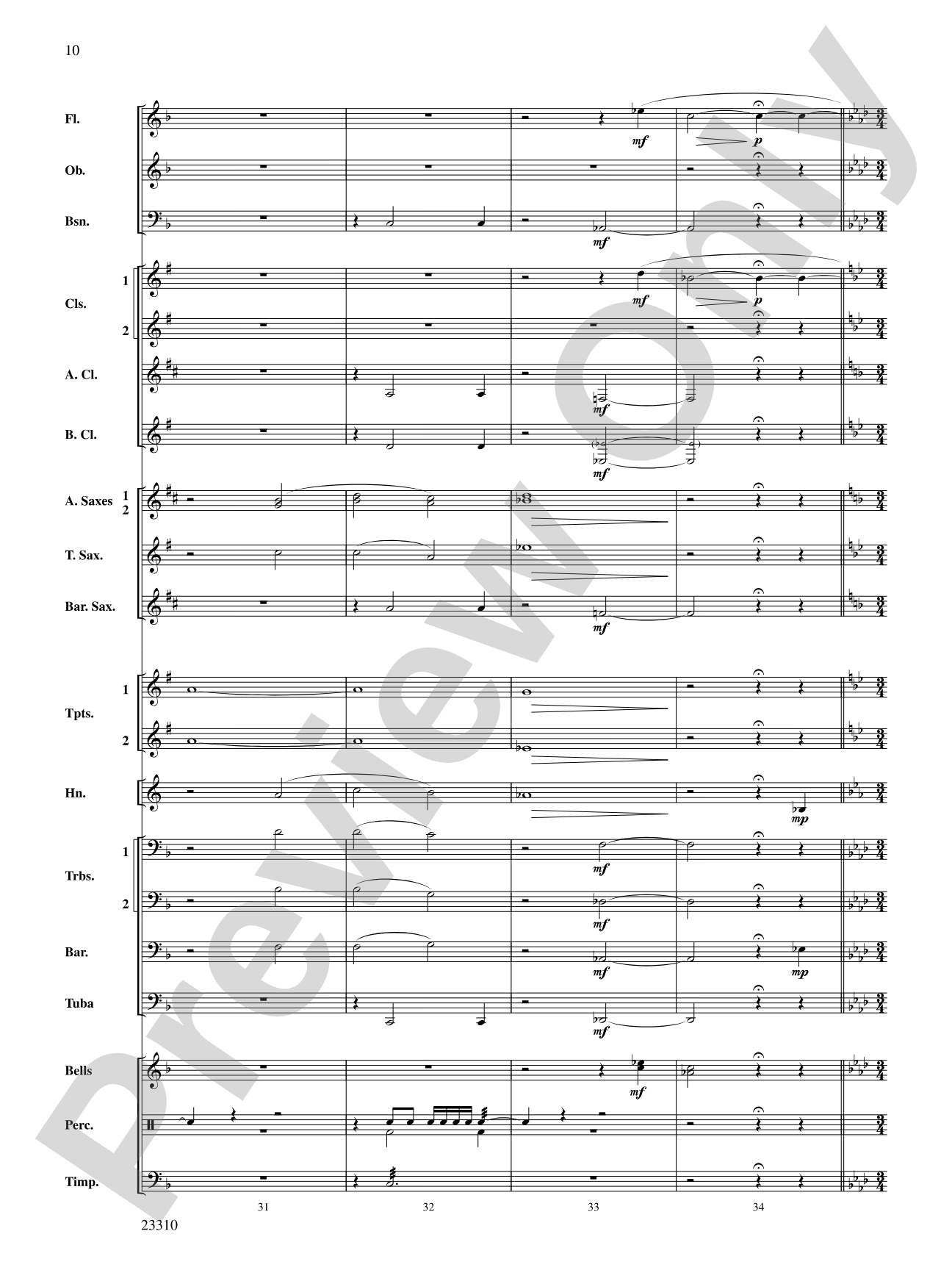 Tales of Dundee: Concert Band Conductor Score & Parts