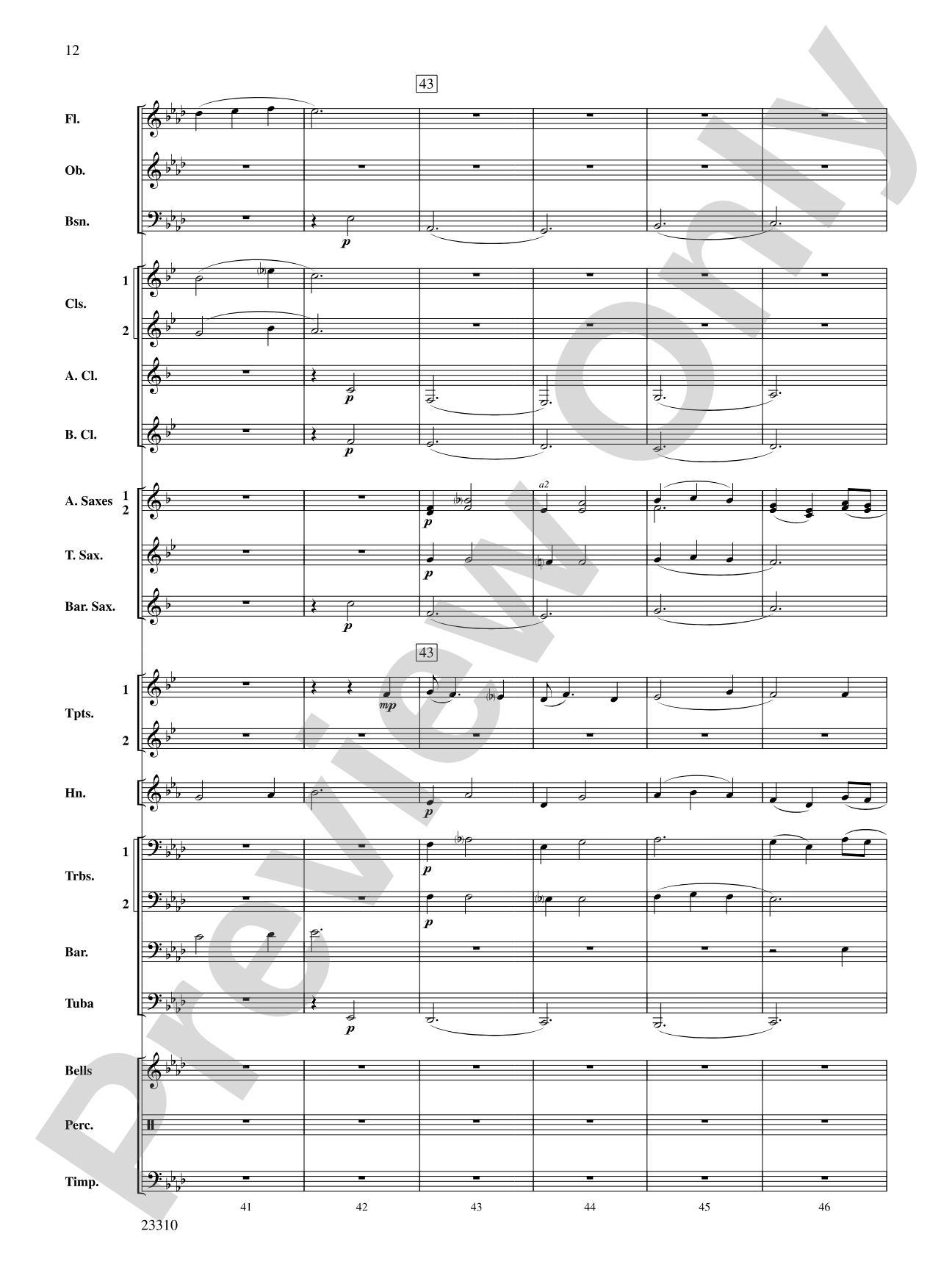 Tales of Dundee: Concert Band Conductor Score & Parts