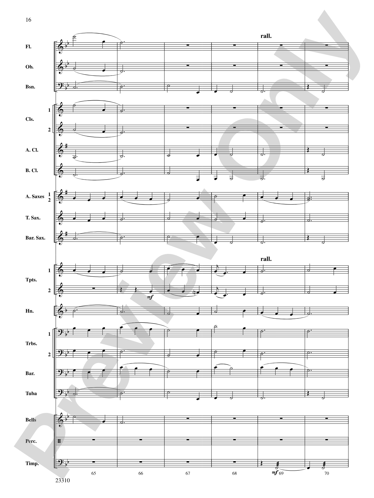 Tales of Dundee: Concert Band Conductor Score & Parts