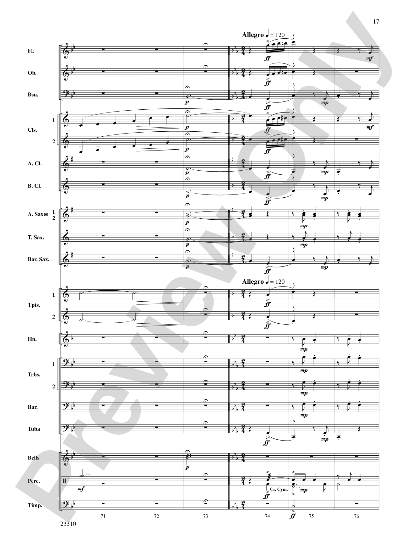 Tales of Dundee: Concert Band Conductor Score & Parts
