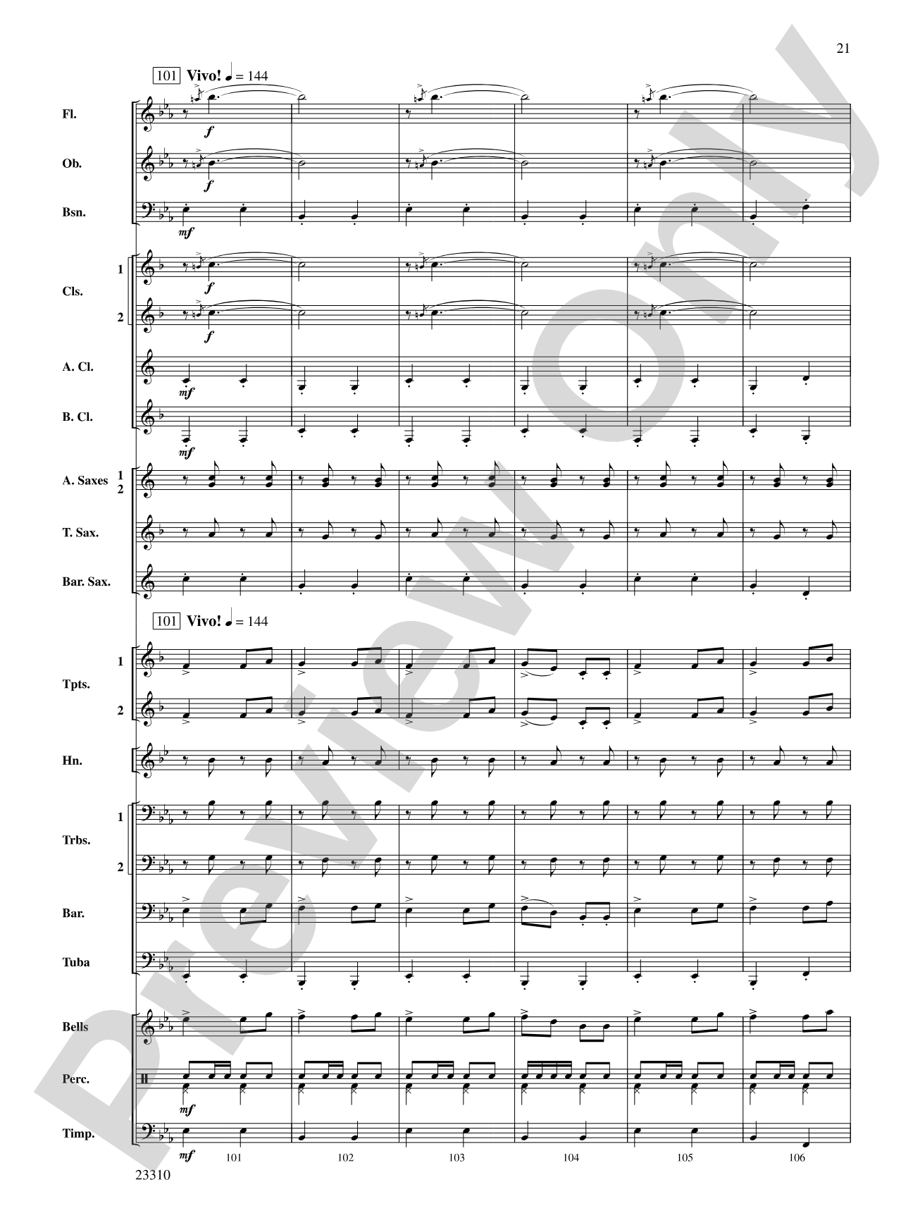 Tales of Dundee: Concert Band Conductor Score & Parts
