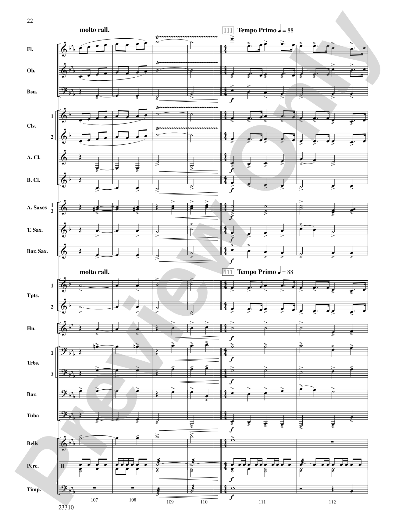 Tales of Dundee: Concert Band Conductor Score & Parts