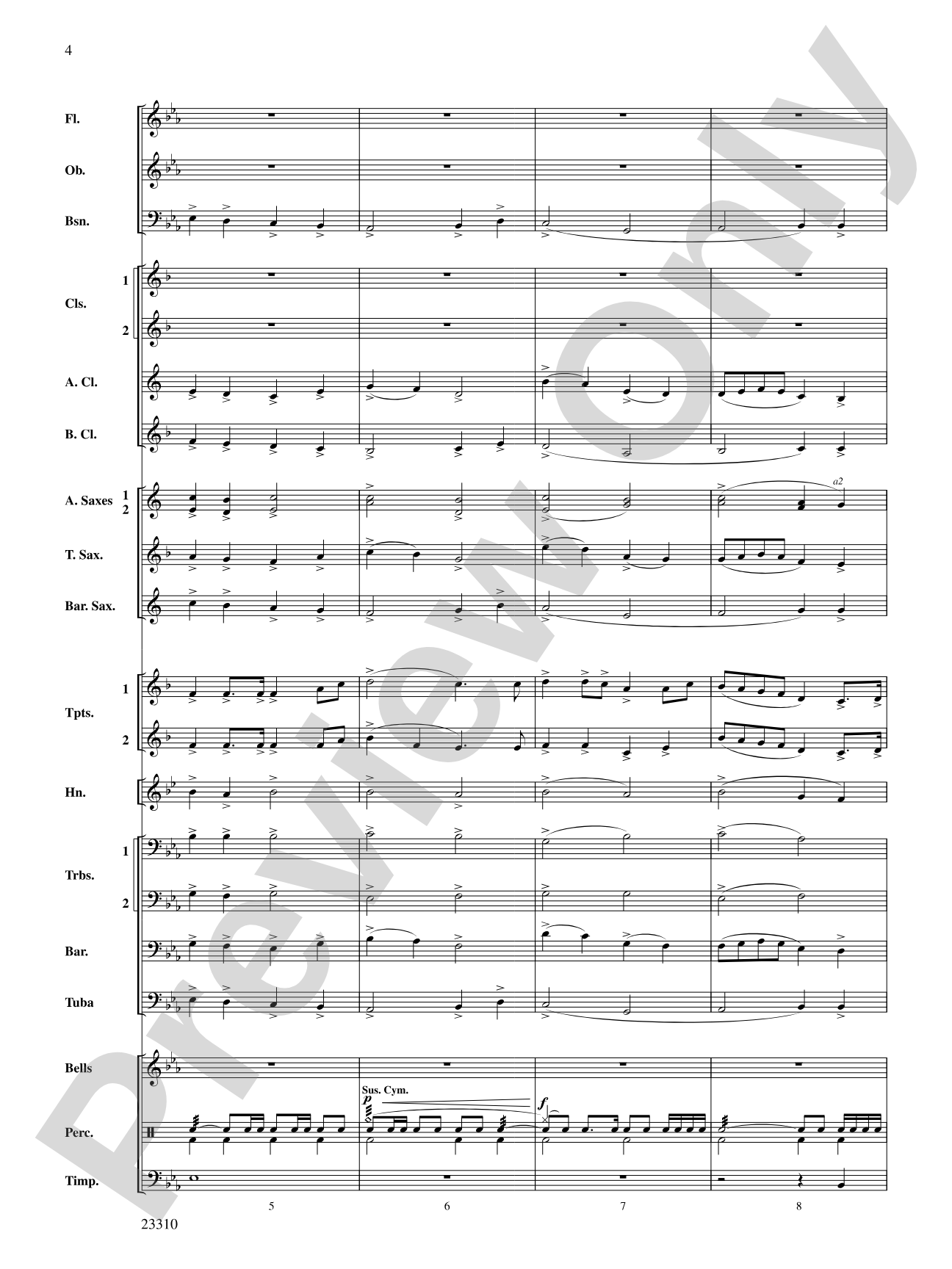 Tales of Dundee: Concert Band Conductor Score & Parts