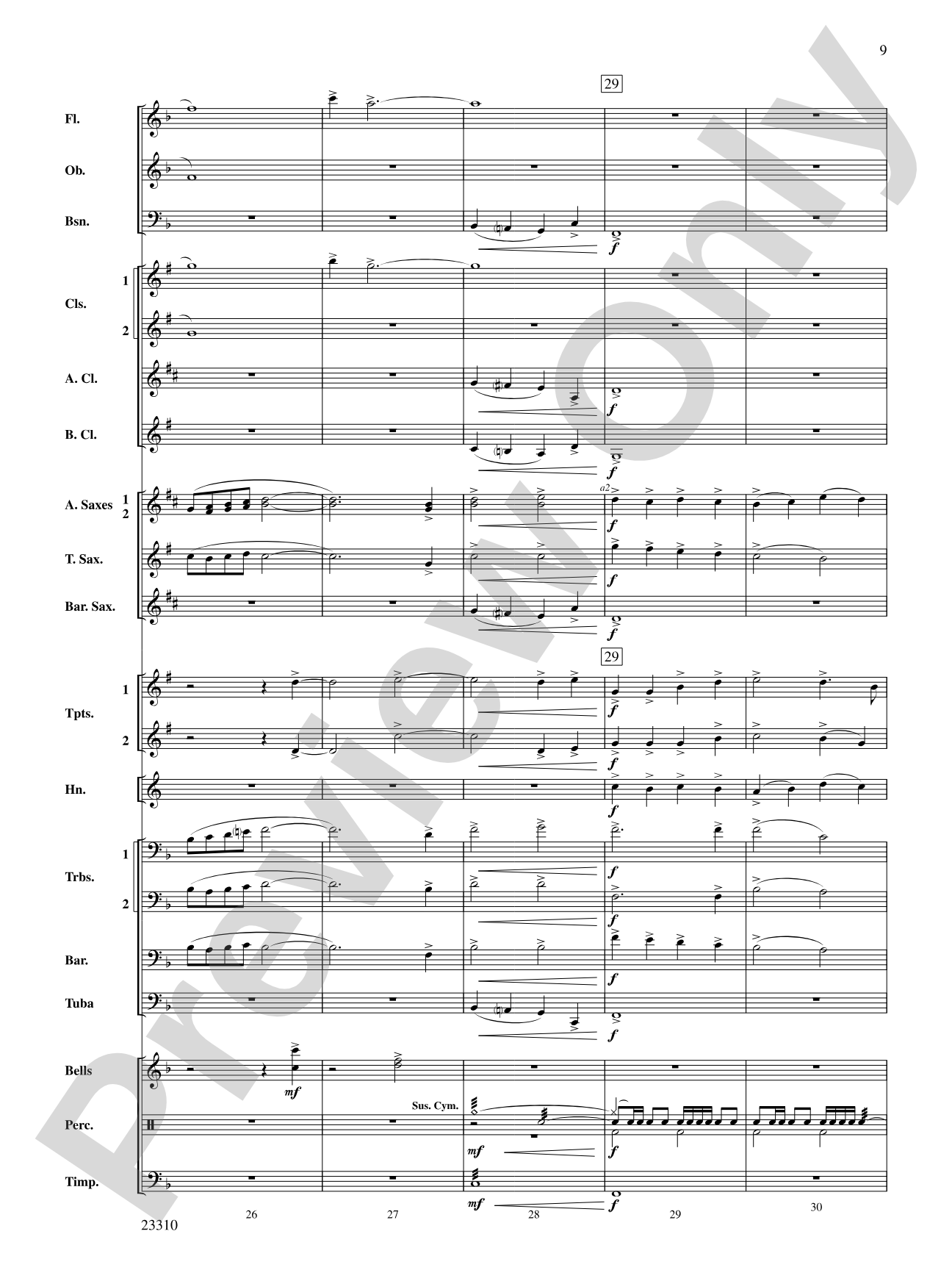 Tales of Dundee: Concert Band Conductor Score & Parts