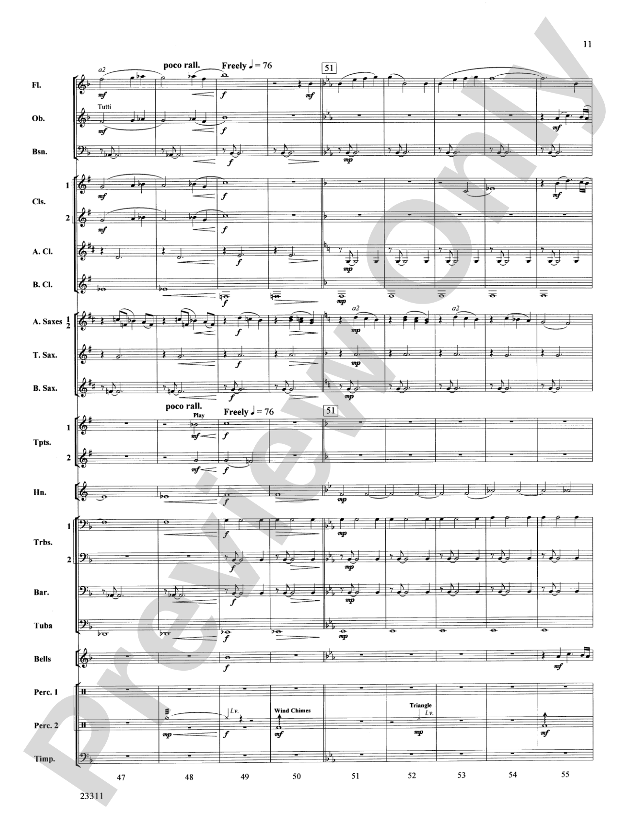 Awakened Like the Morn: Concert Band Conductor Score & Parts