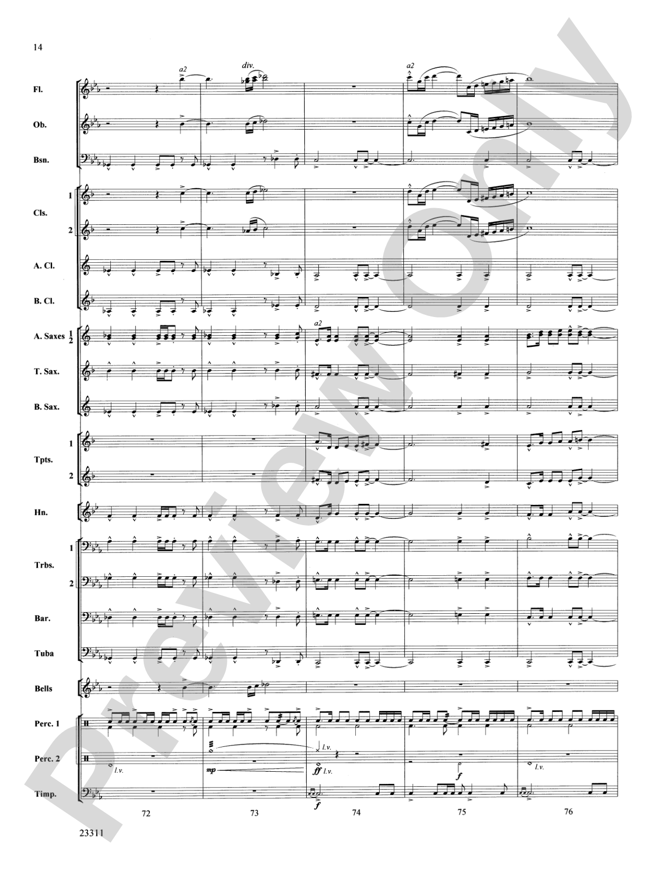 Awakened Like the Morn: Concert Band Conductor Score & Parts