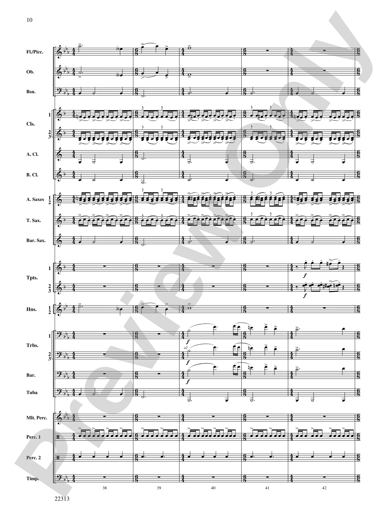 In the Center Ring: Concert Band Conductor Score & Parts