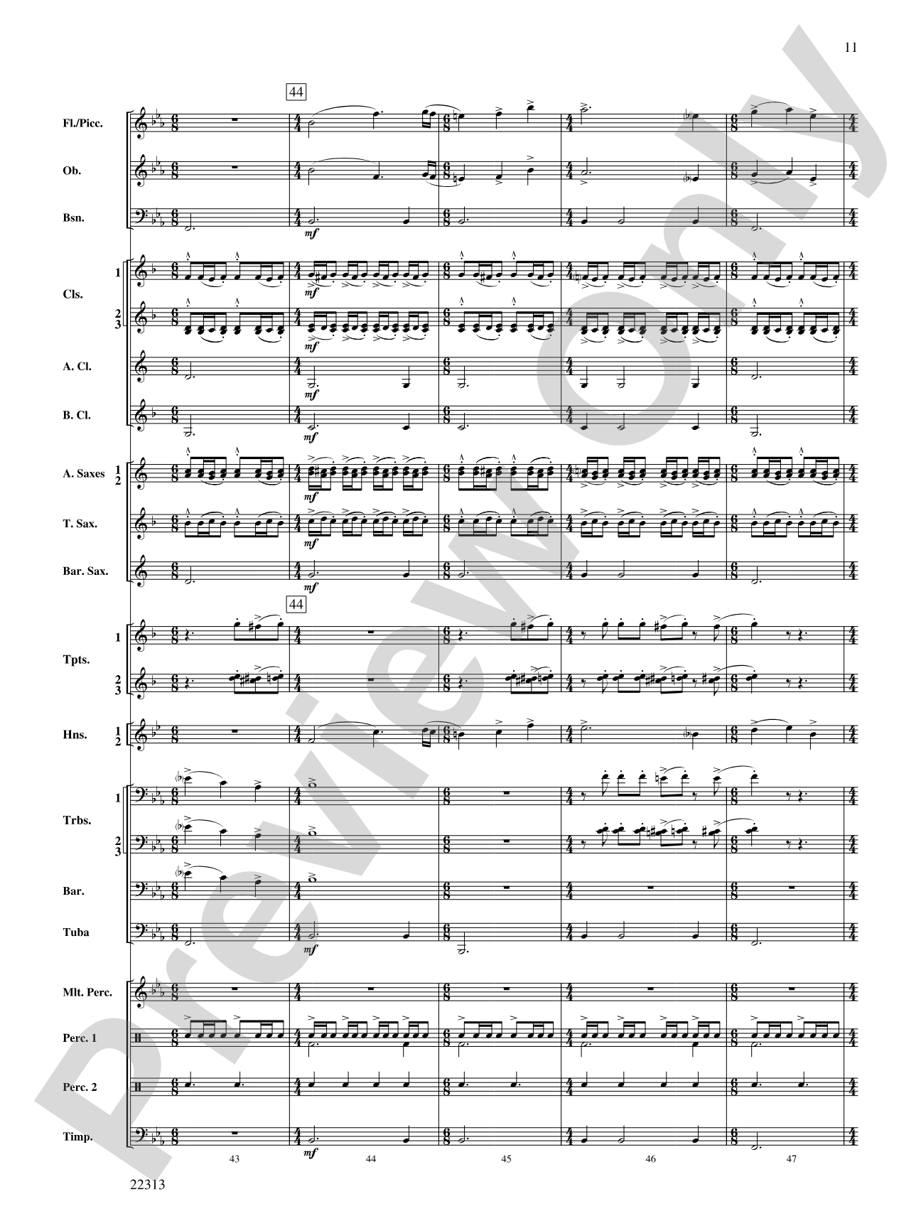 In the Center Ring: Concert Band Conductor Score & Parts