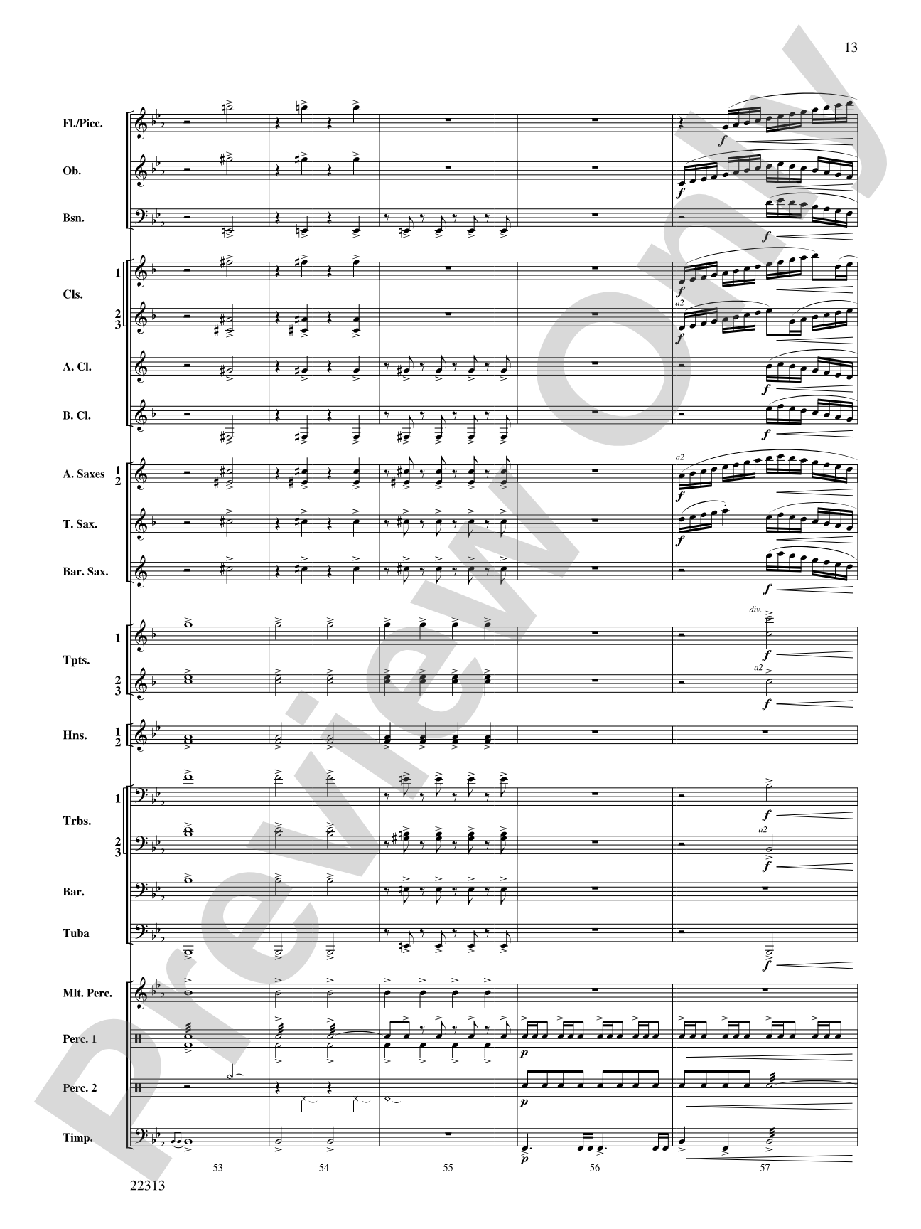 In the Center Ring: Concert Band Conductor Score & Parts