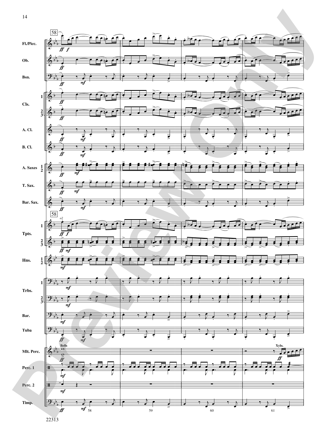 In the Center Ring: Concert Band Conductor Score & Parts