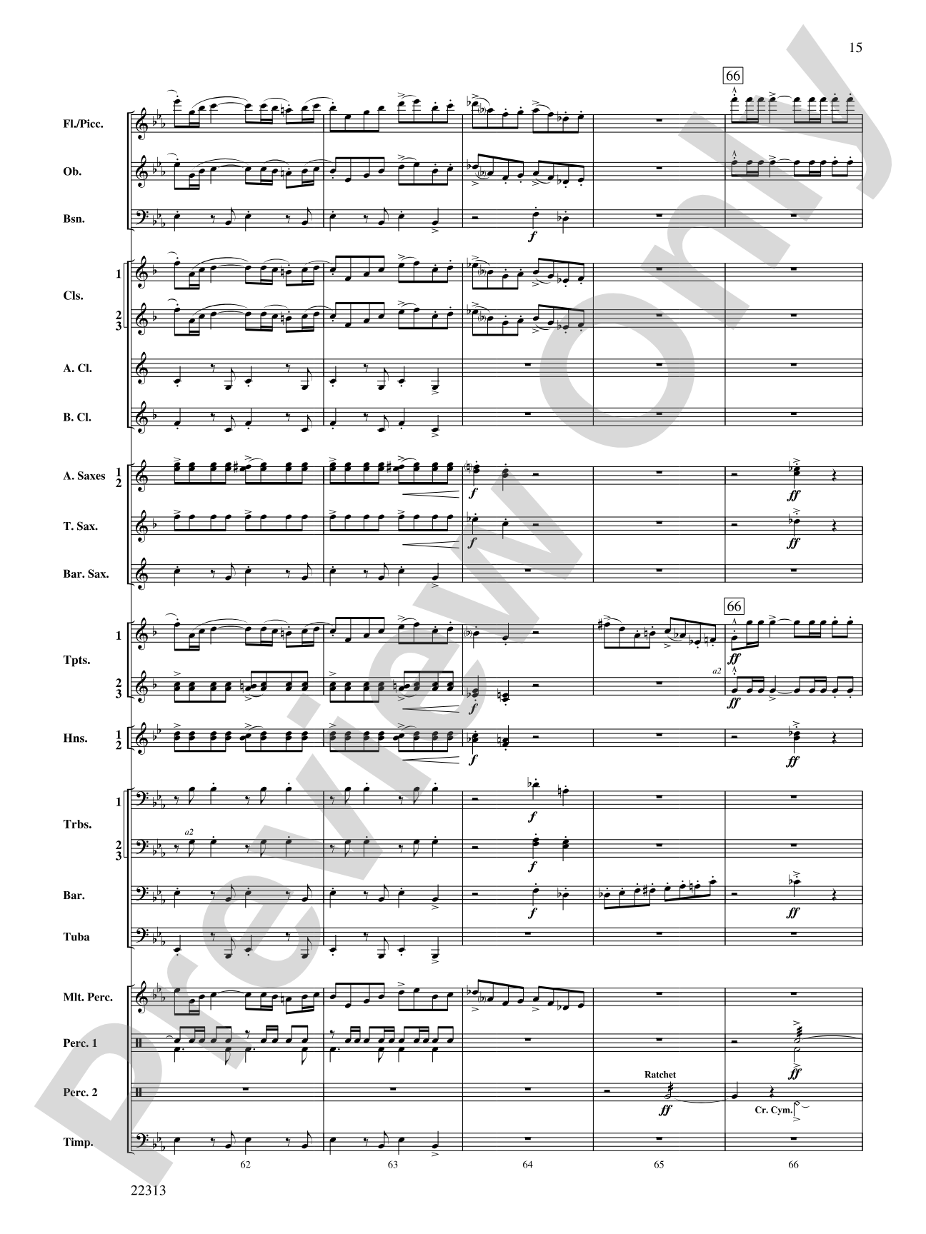 In the Center Ring: Concert Band Conductor Score & Parts