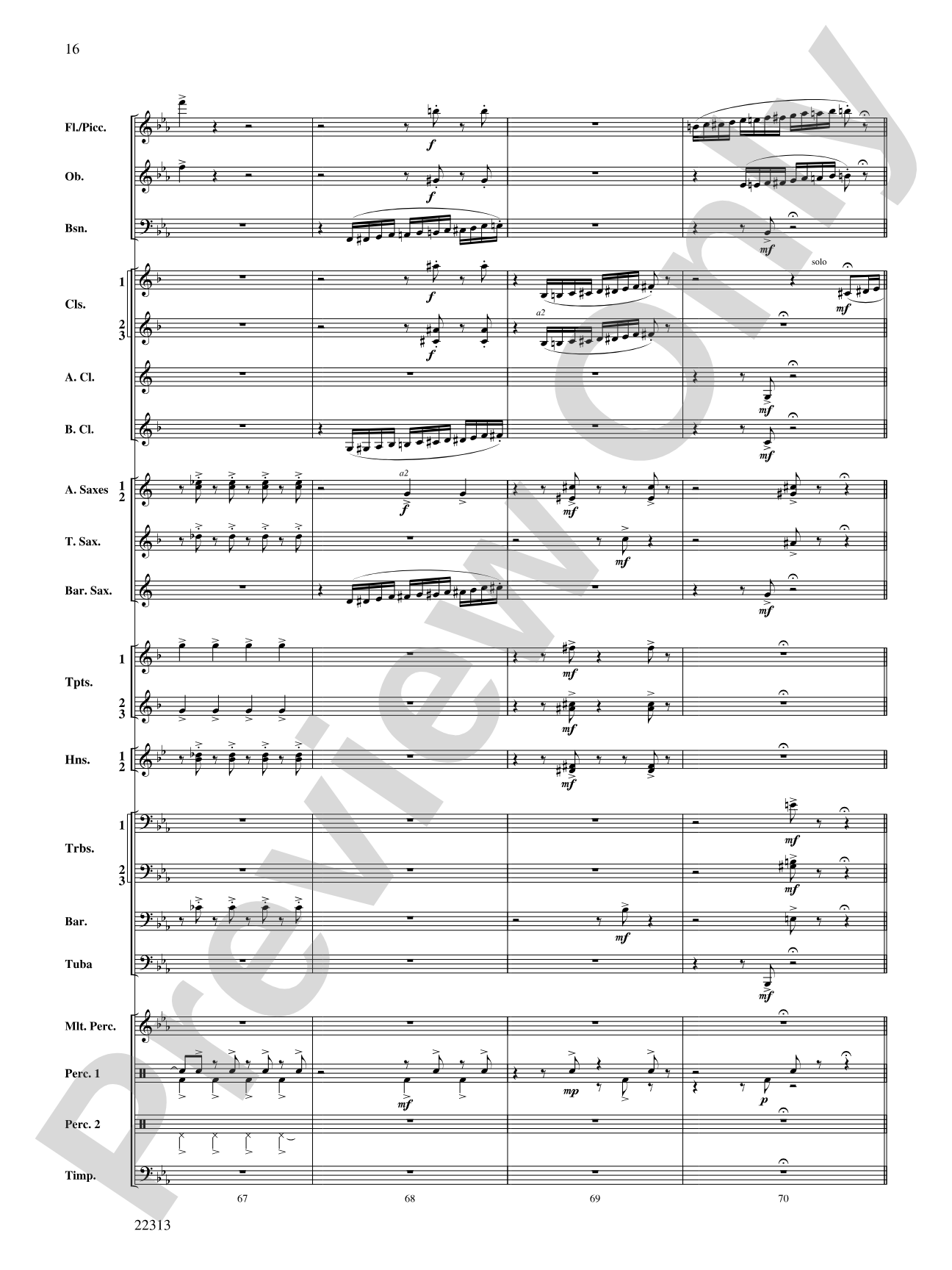 In the Center Ring: Concert Band Conductor Score & Parts
