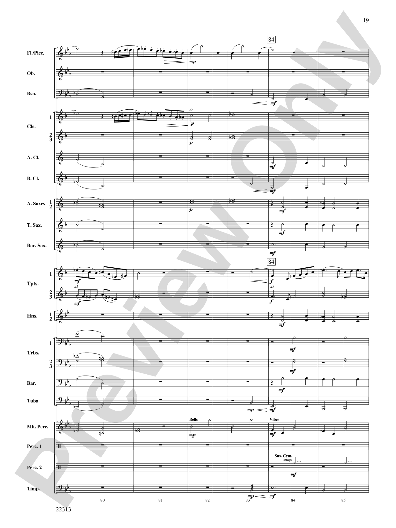 In the Center Ring: Concert Band Conductor Score & Parts