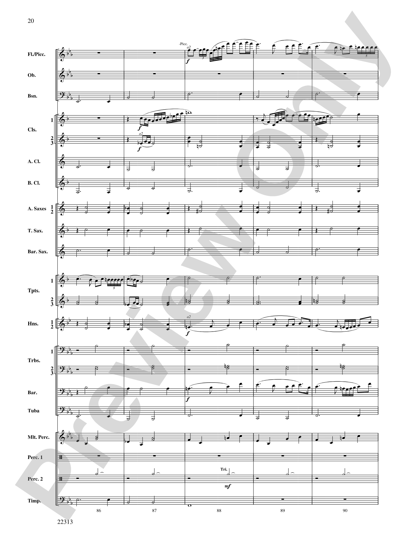 In the Center Ring: Concert Band Conductor Score & Parts