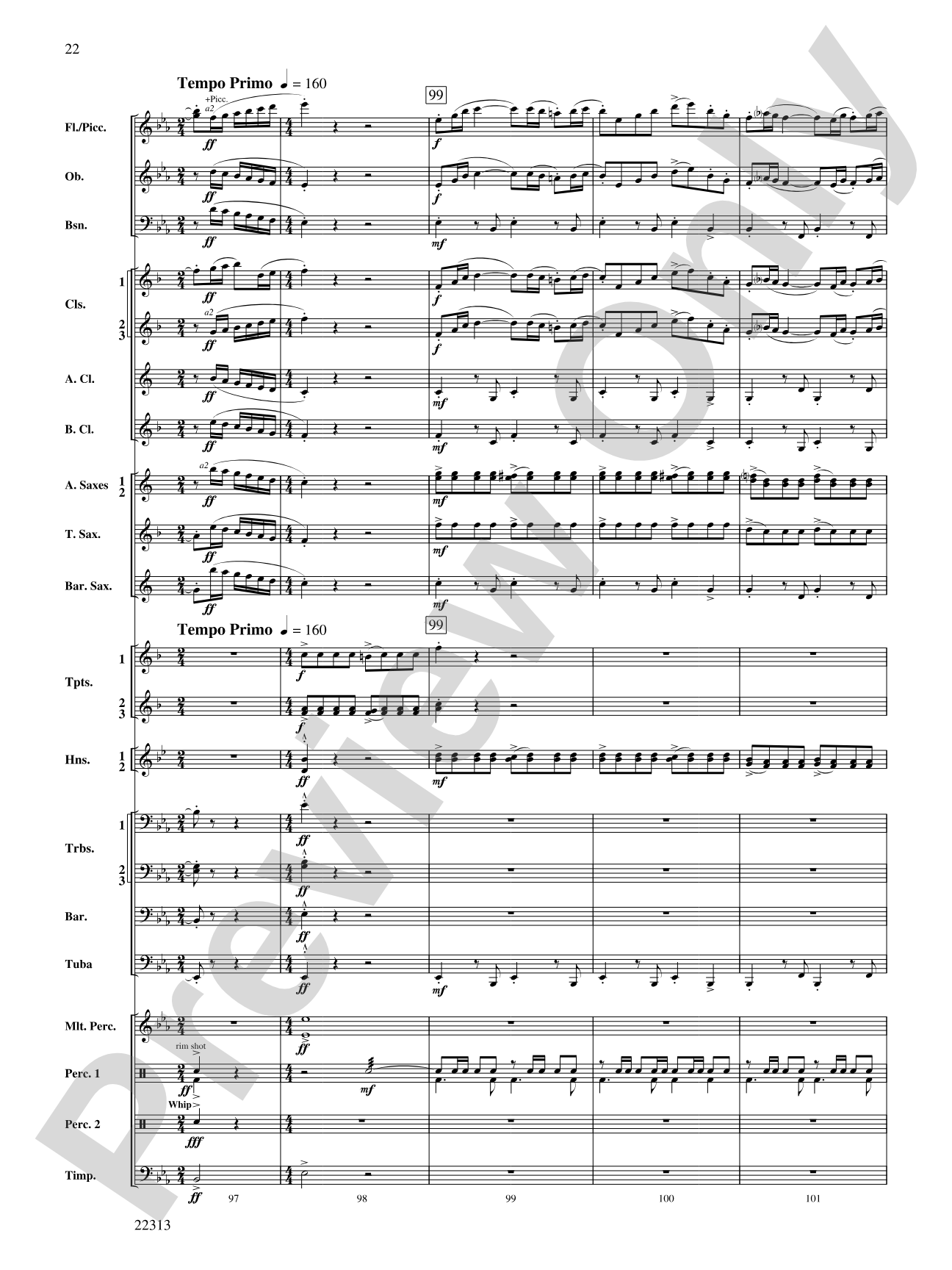 In the Center Ring: Concert Band Conductor Score & Parts