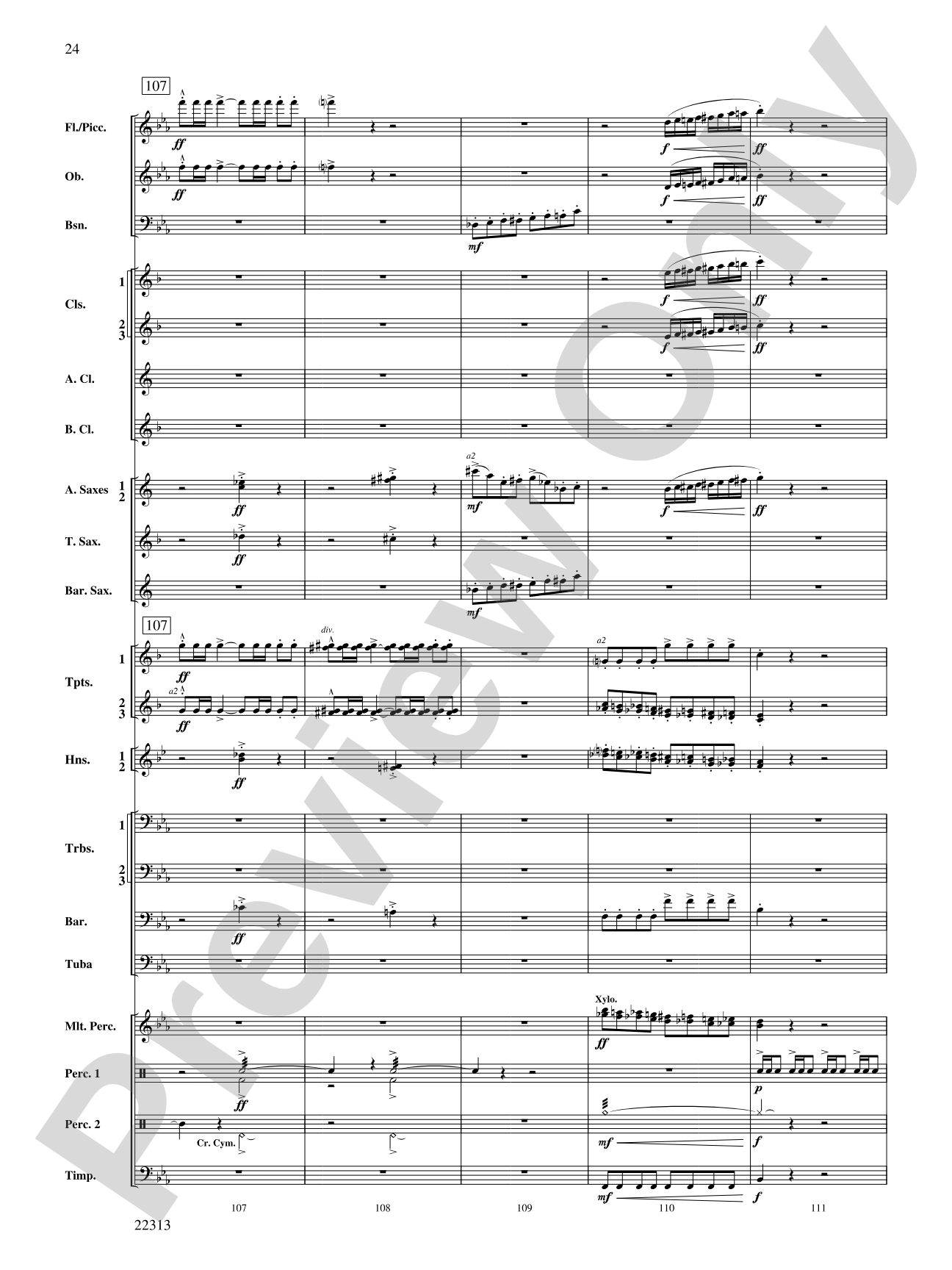 In the Center Ring: Concert Band Conductor Score & Parts
