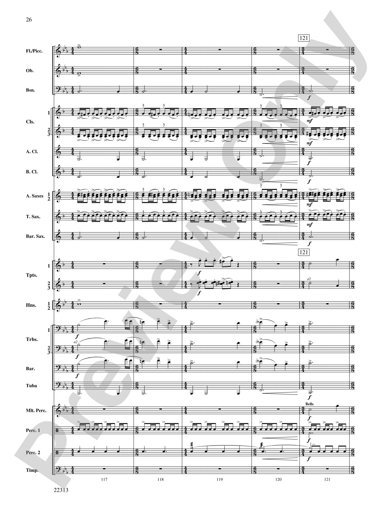 In the Center Ring: Concert Band Conductor Score & Parts