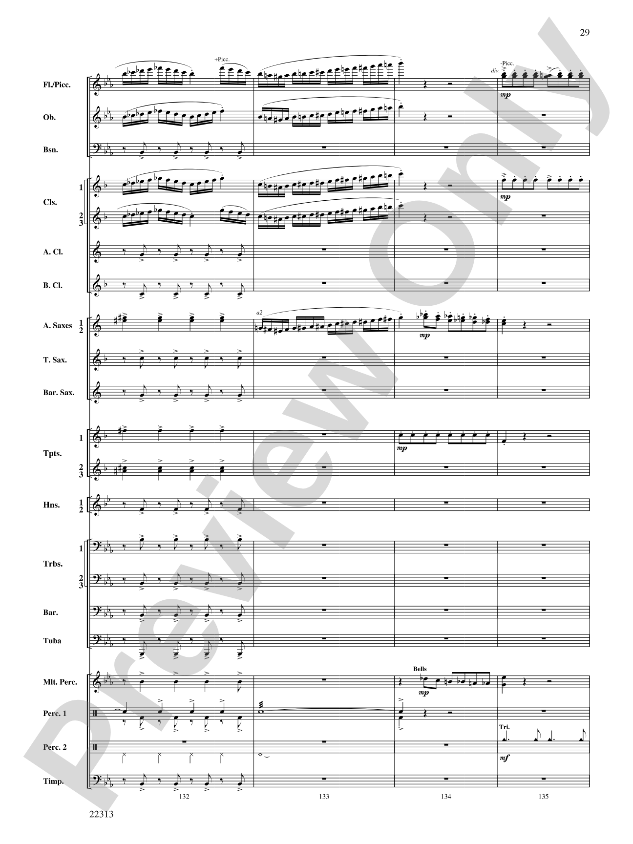 In the Center Ring: Concert Band Conductor Score & Parts