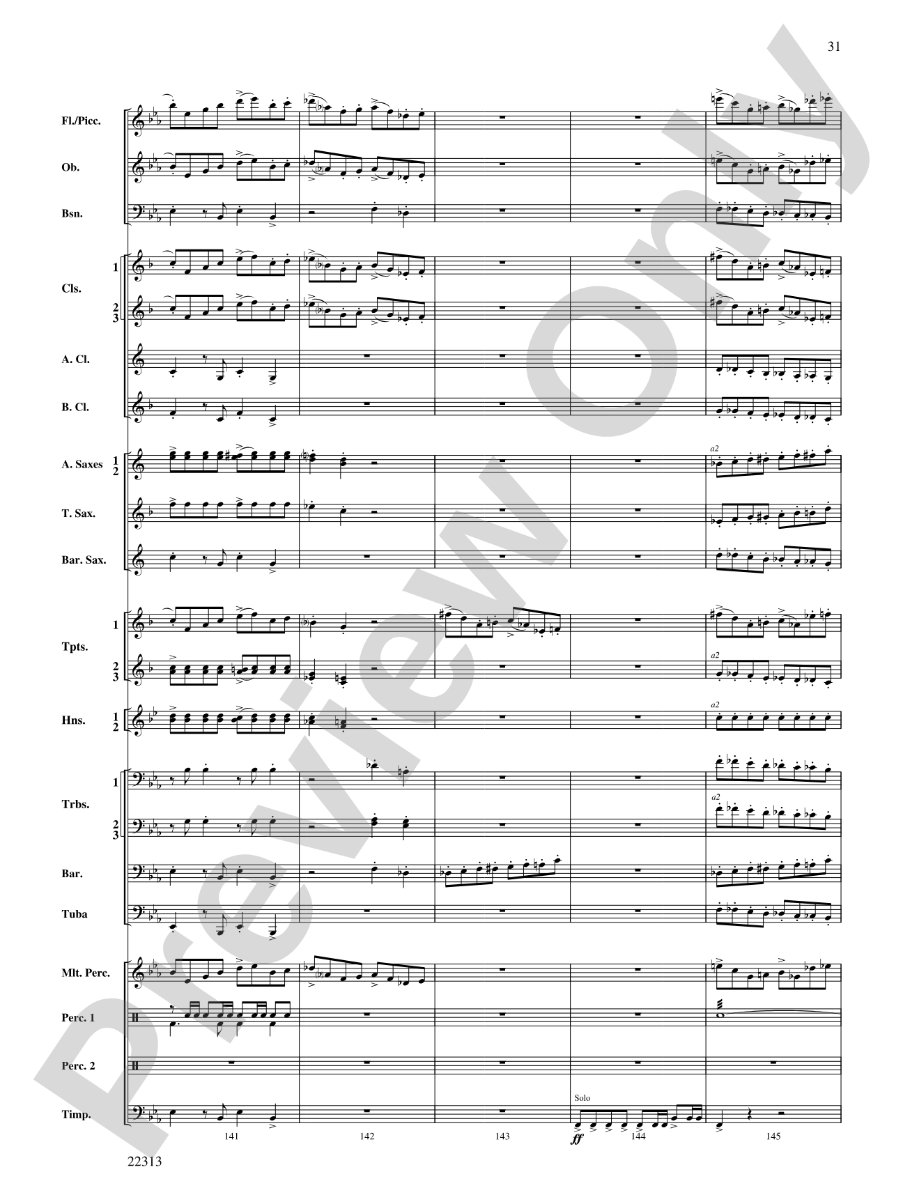 In the Center Ring: Concert Band Conductor Score & Parts
