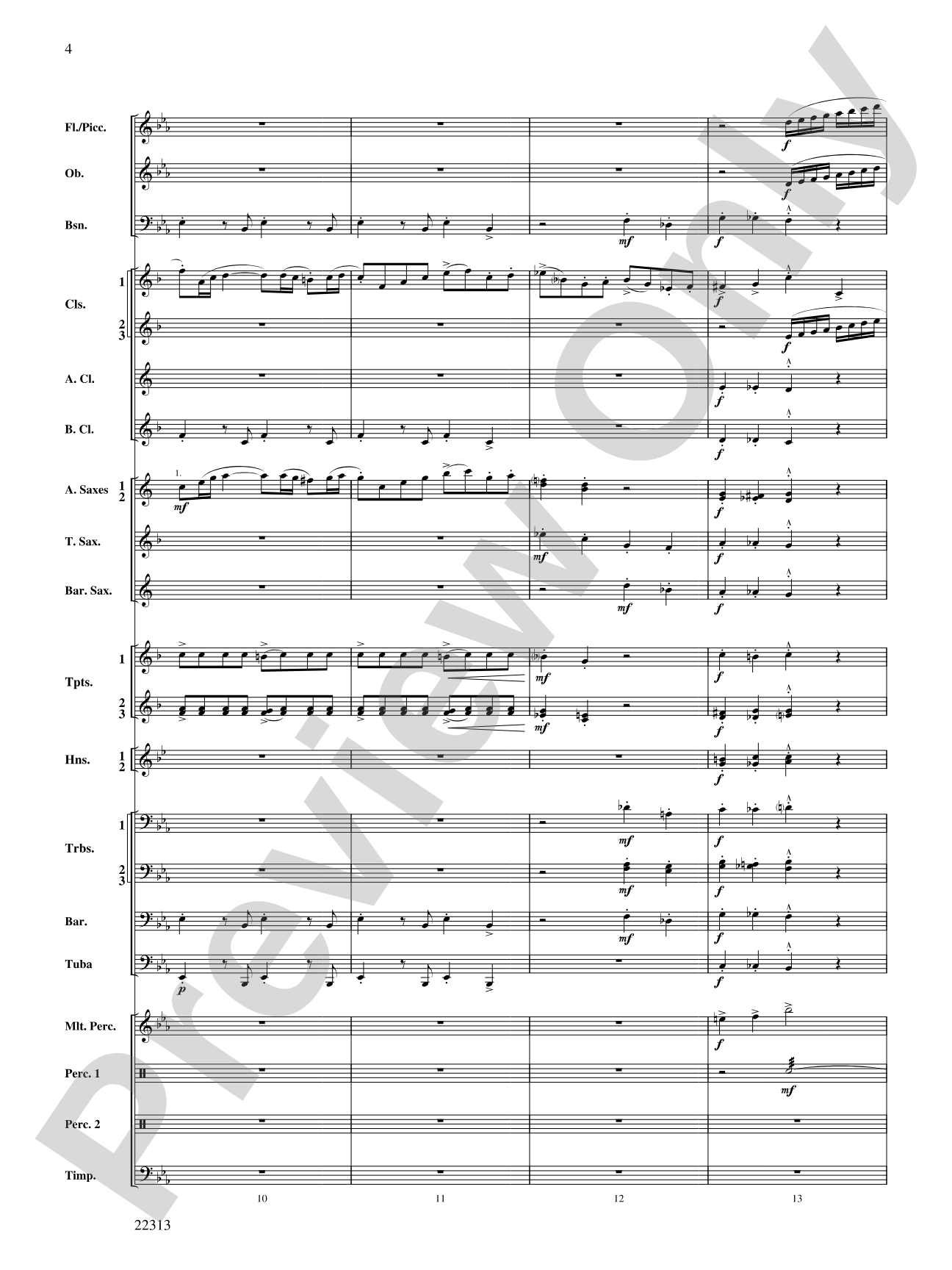 In the Center Ring: Concert Band Conductor Score & Parts