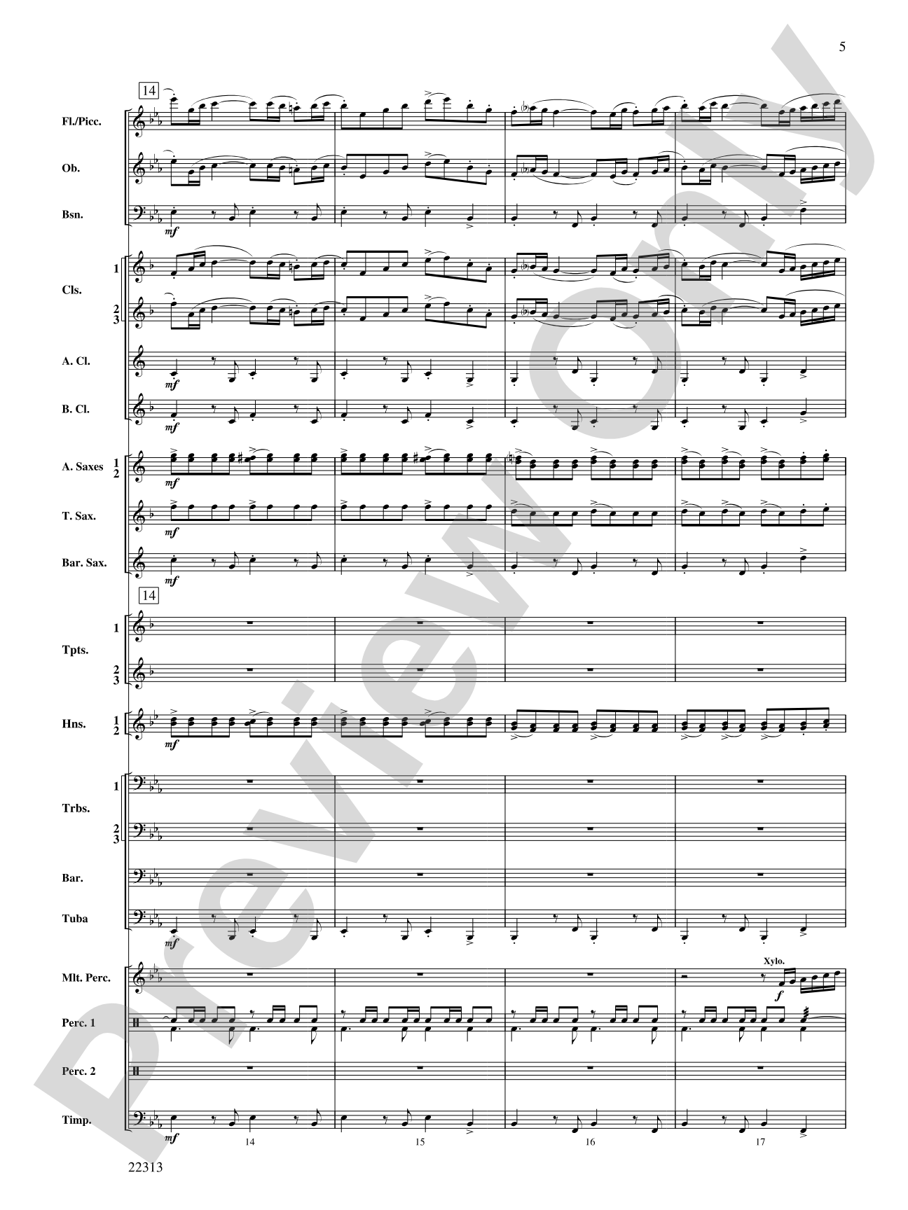 In the Center Ring: Concert Band Conductor Score & Parts