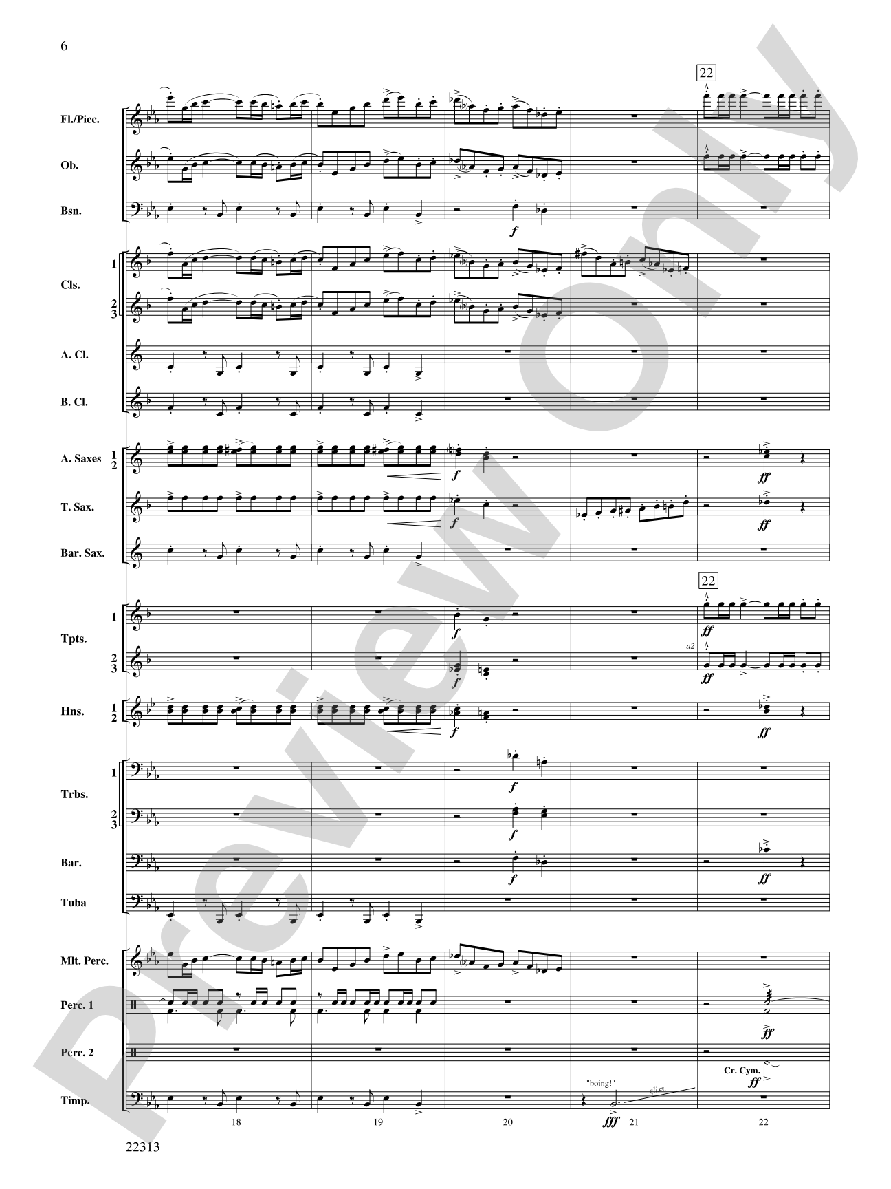 In the Center Ring: Concert Band Conductor Score & Parts