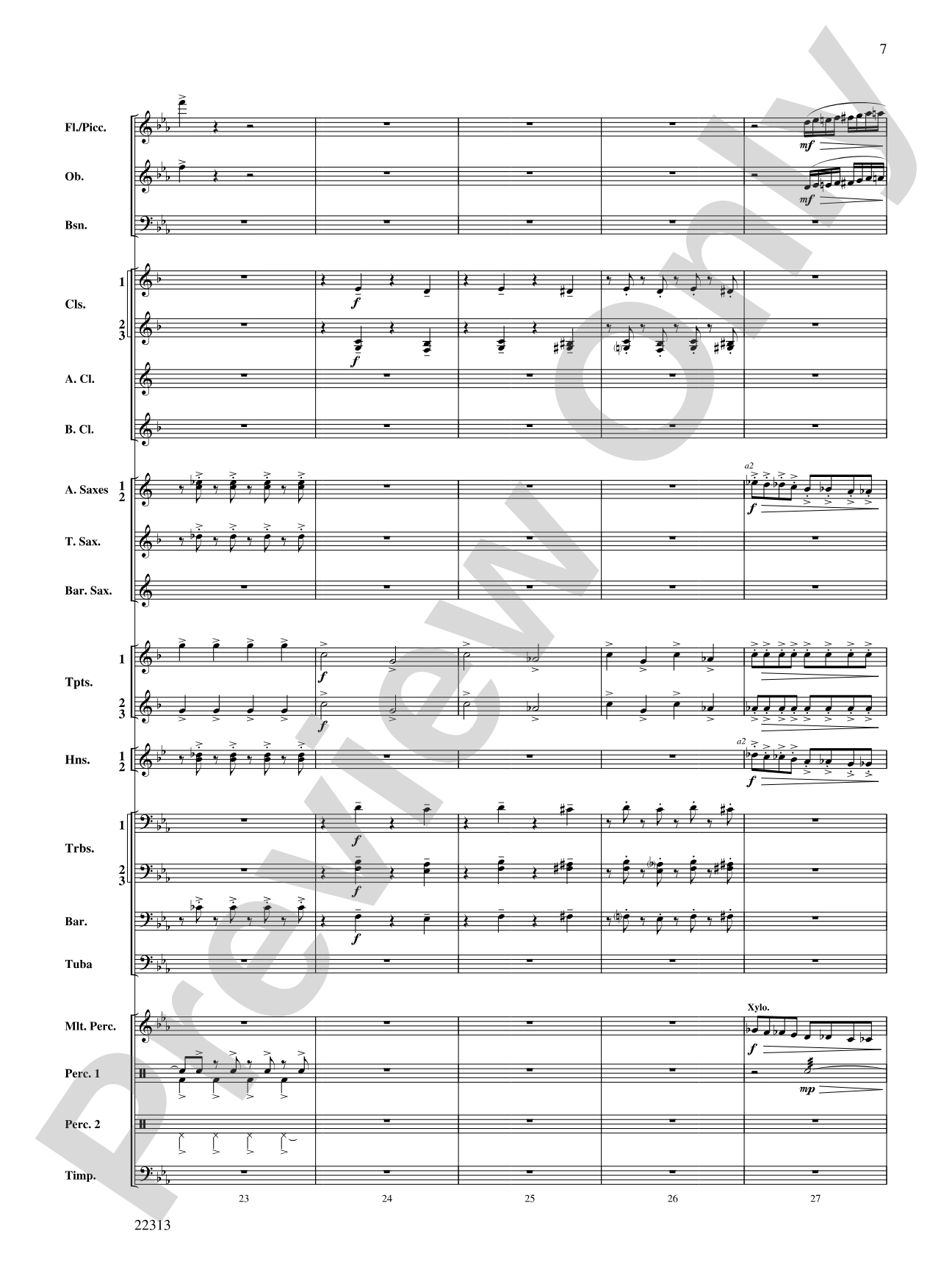 In the Center Ring: Concert Band Conductor Score & Parts