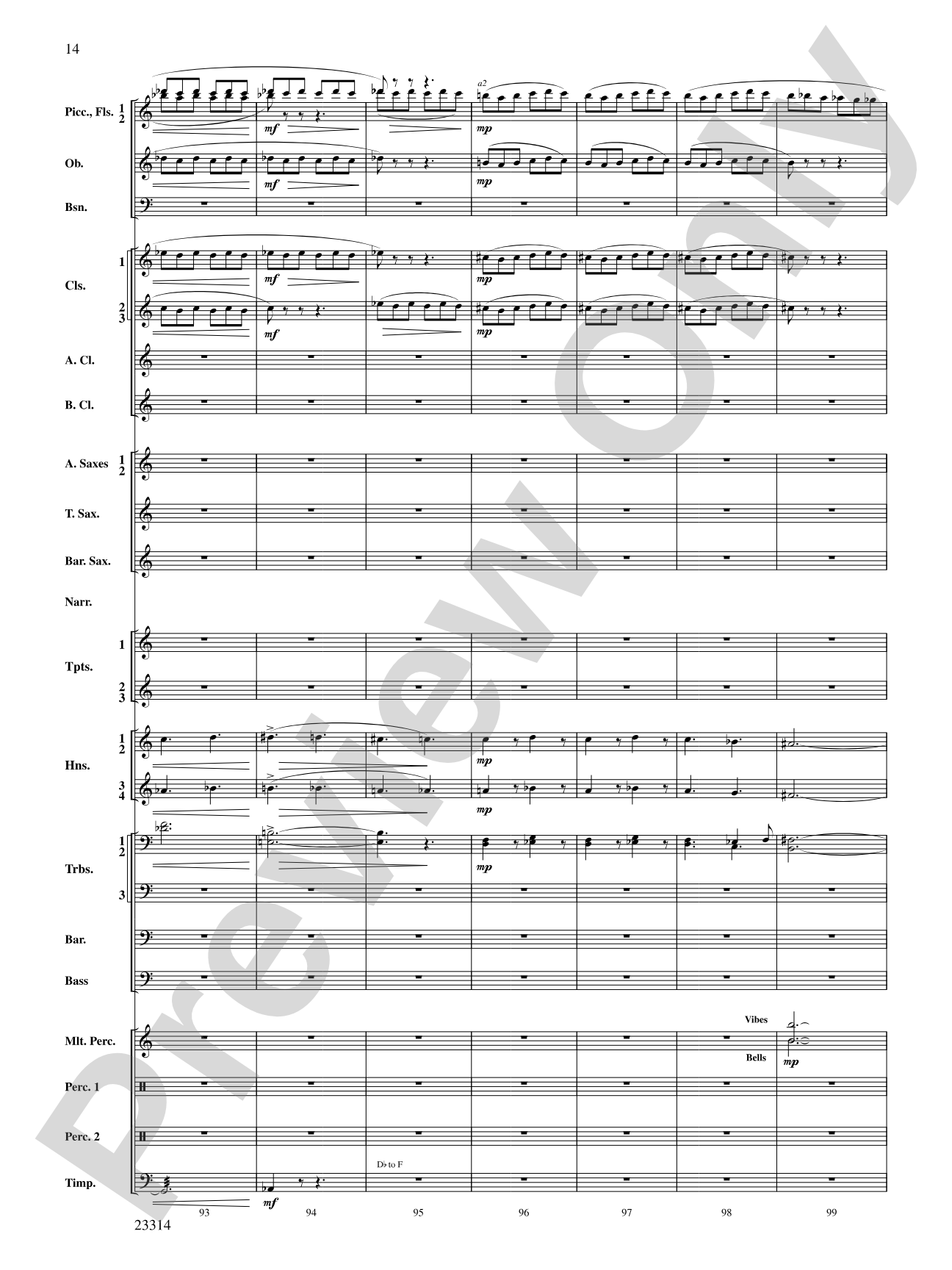 Aesop's Fables: Concert Band Conductor Score & Parts
