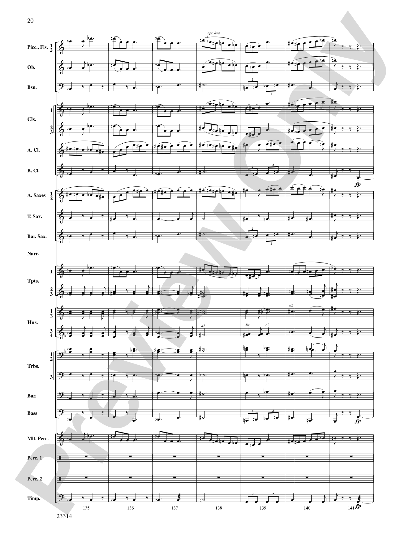 Aesop's Fables: Concert Band Conductor Score & Parts